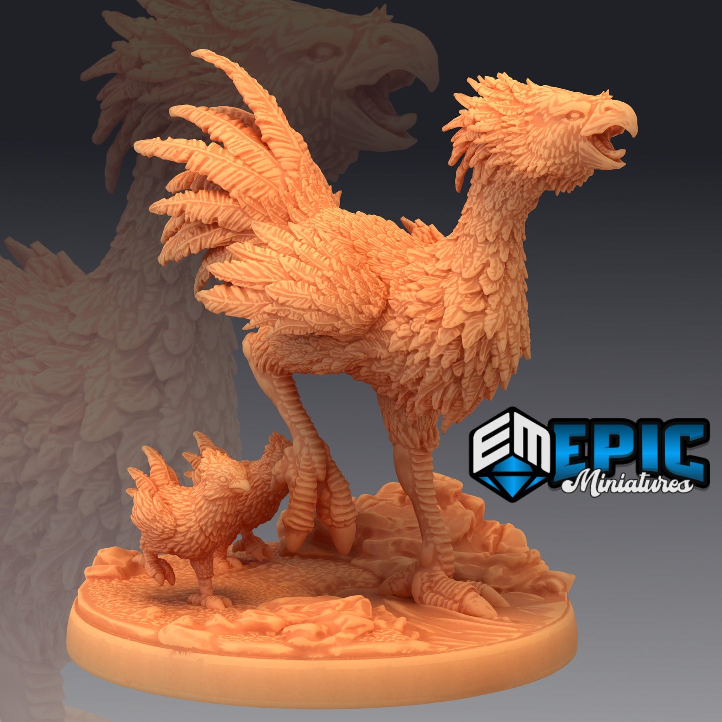 Terror Bird (4 Variants) - Epic Miniatures