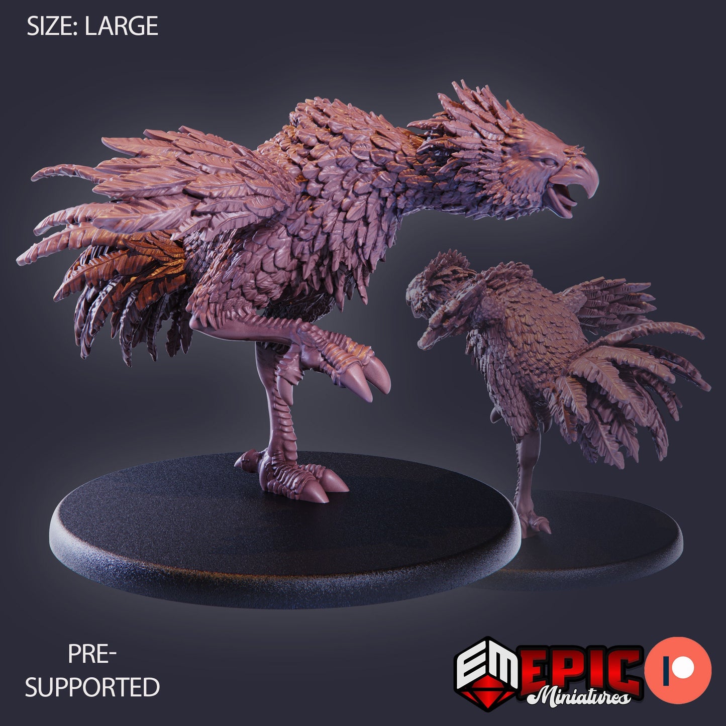 Terror Bird (4 Variants) - Epic Miniatures