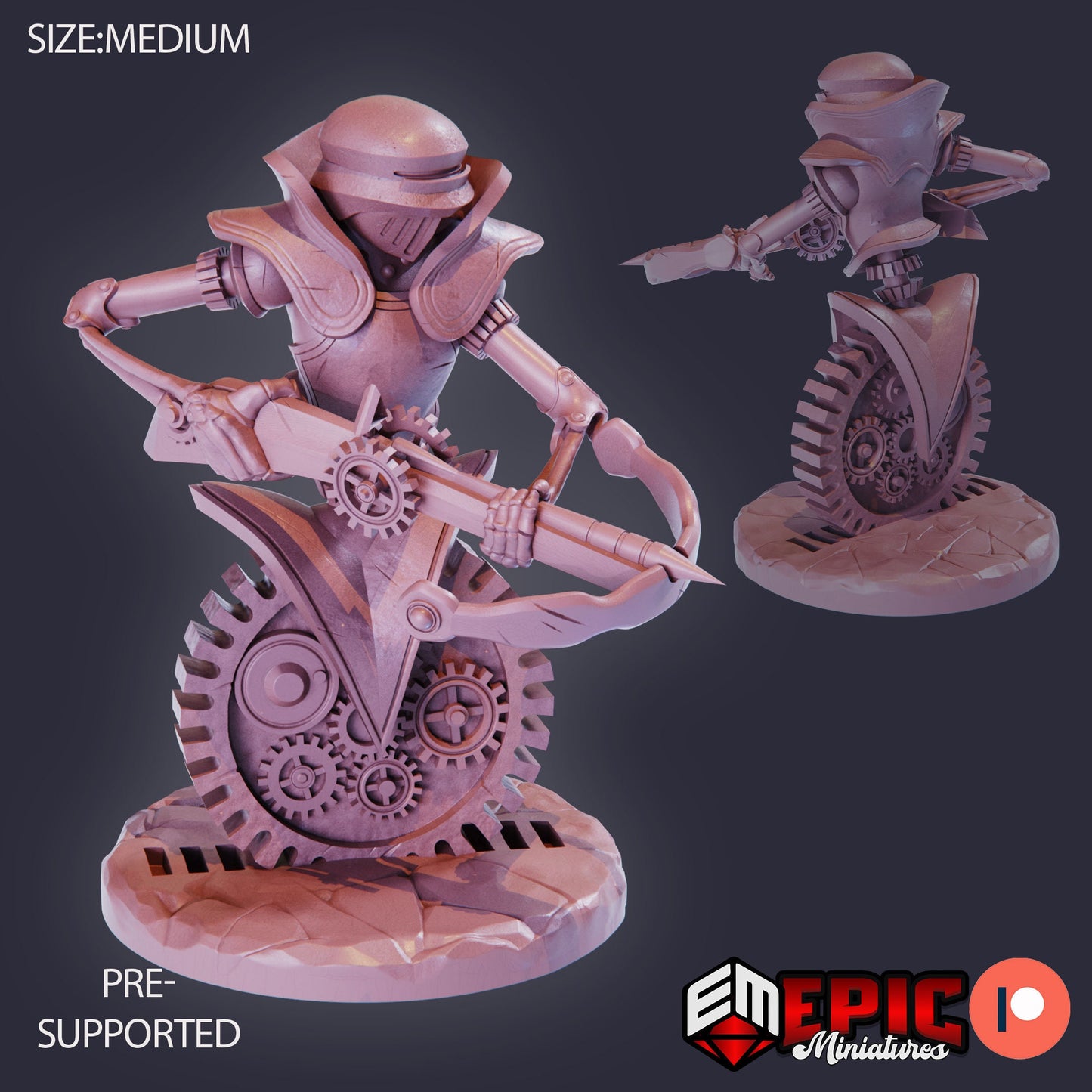 Gear Town Knight (3 Variants) - Epic Miniatures
