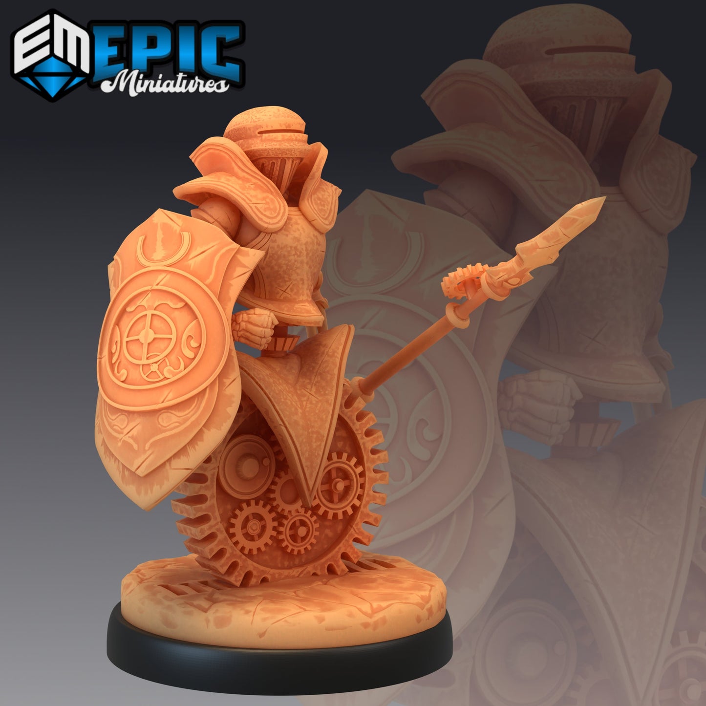 Gear Town Knight (3 Variants) - Epic Miniatures