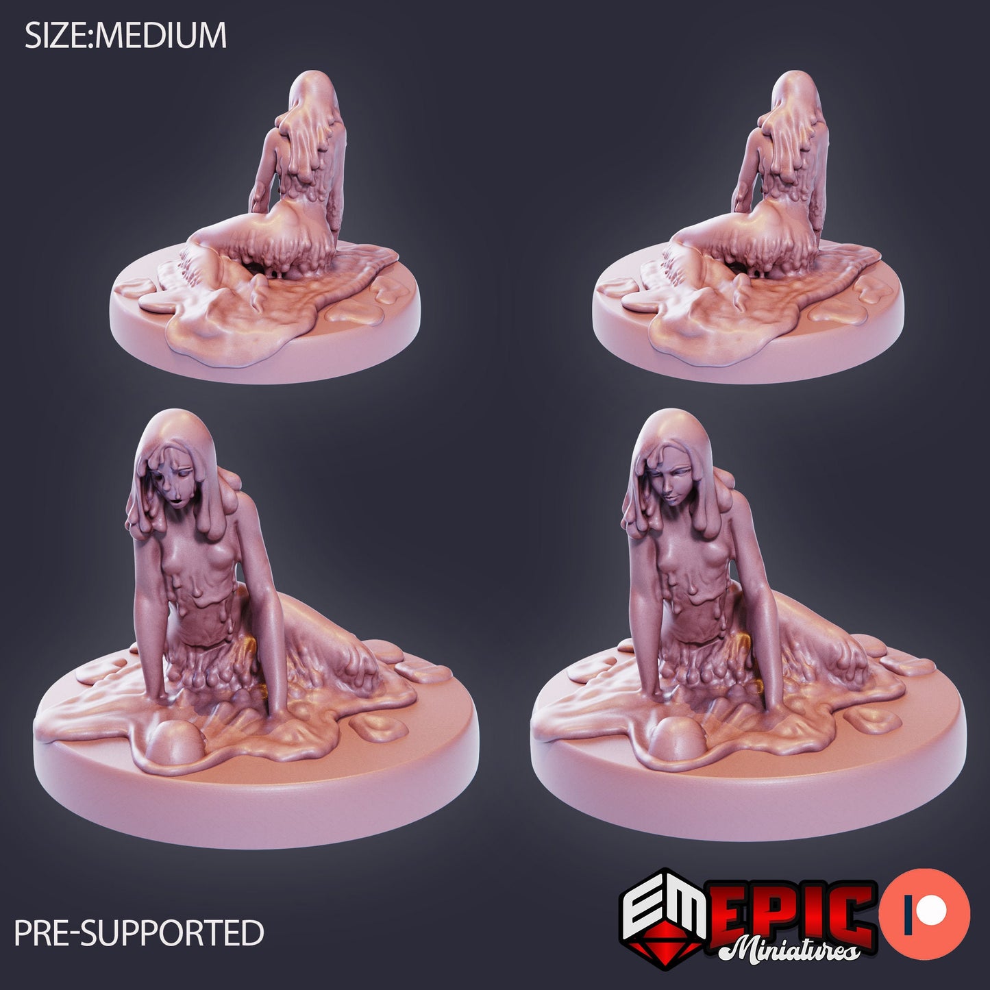 Slime Heroine (5 Variants Available) - Epic Miniatures