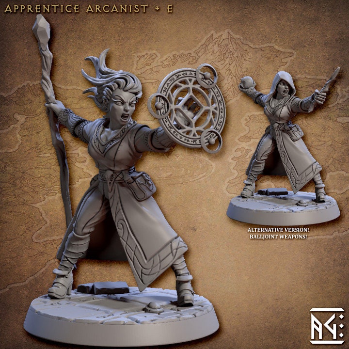 Arcanist Apprentice E (2 variants available) - Artisan Guild