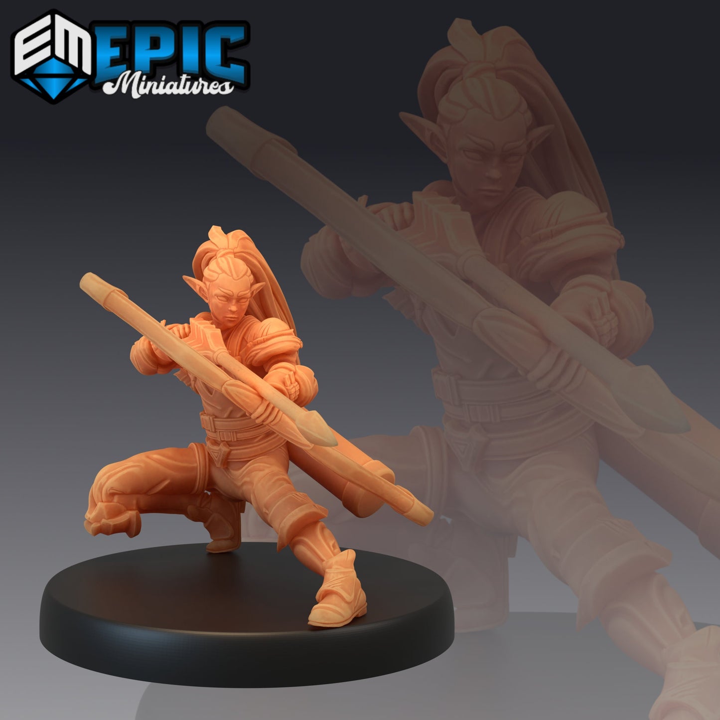 Elf Rogue (4 Variants Available) - Epic Miniatures