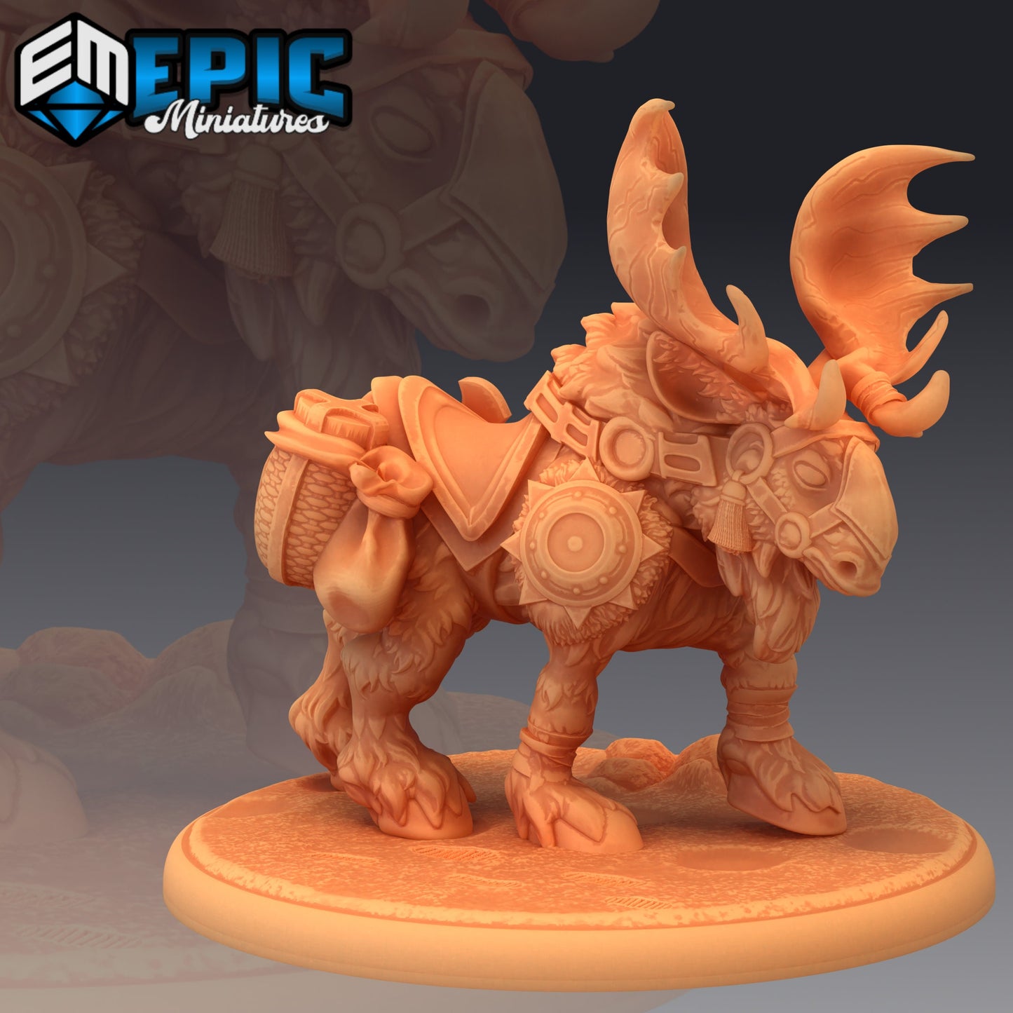 Snow Moose (3 Variants) - Epic Miniatures