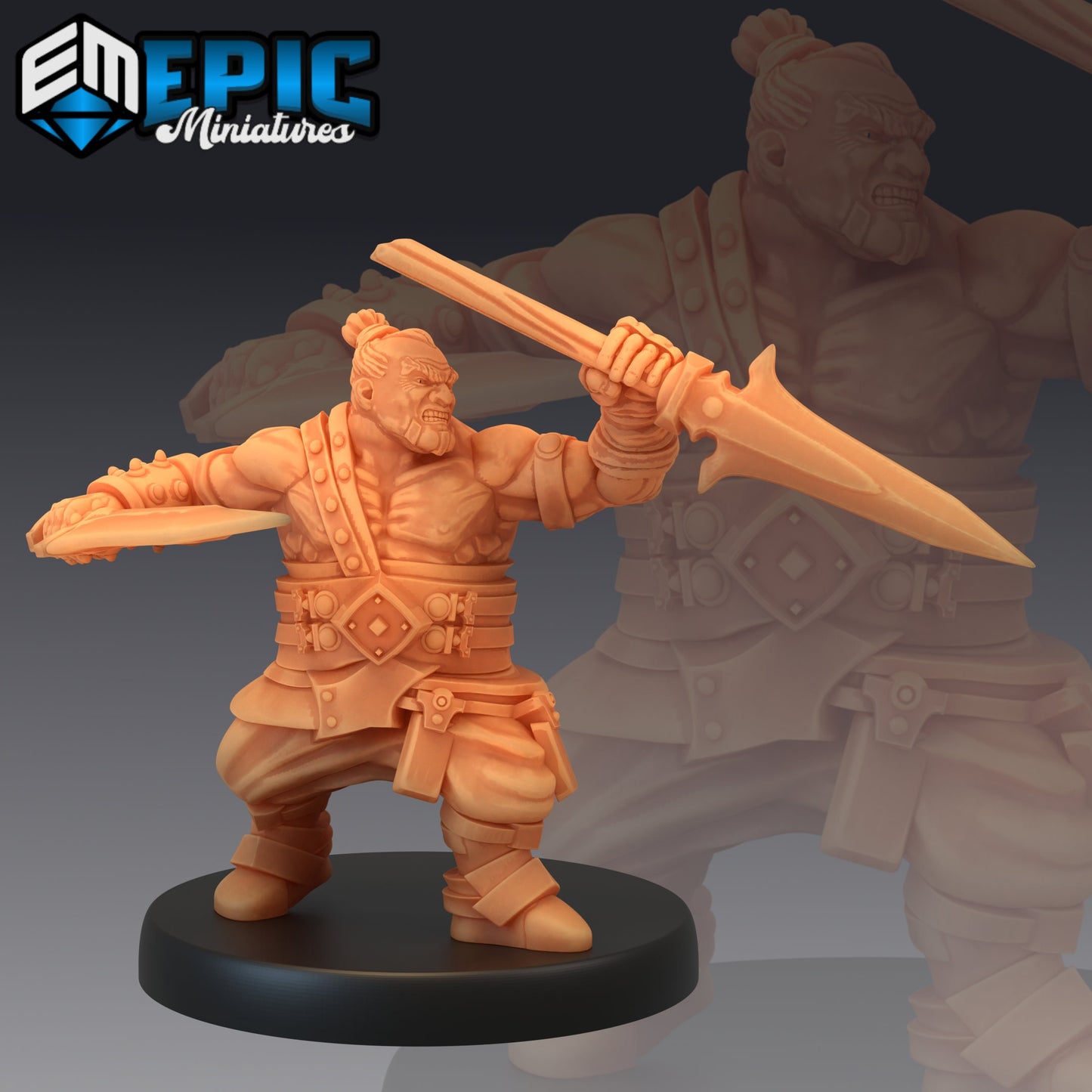 Bulky Dwarf (3 Variants Available) - Epic Miniatures