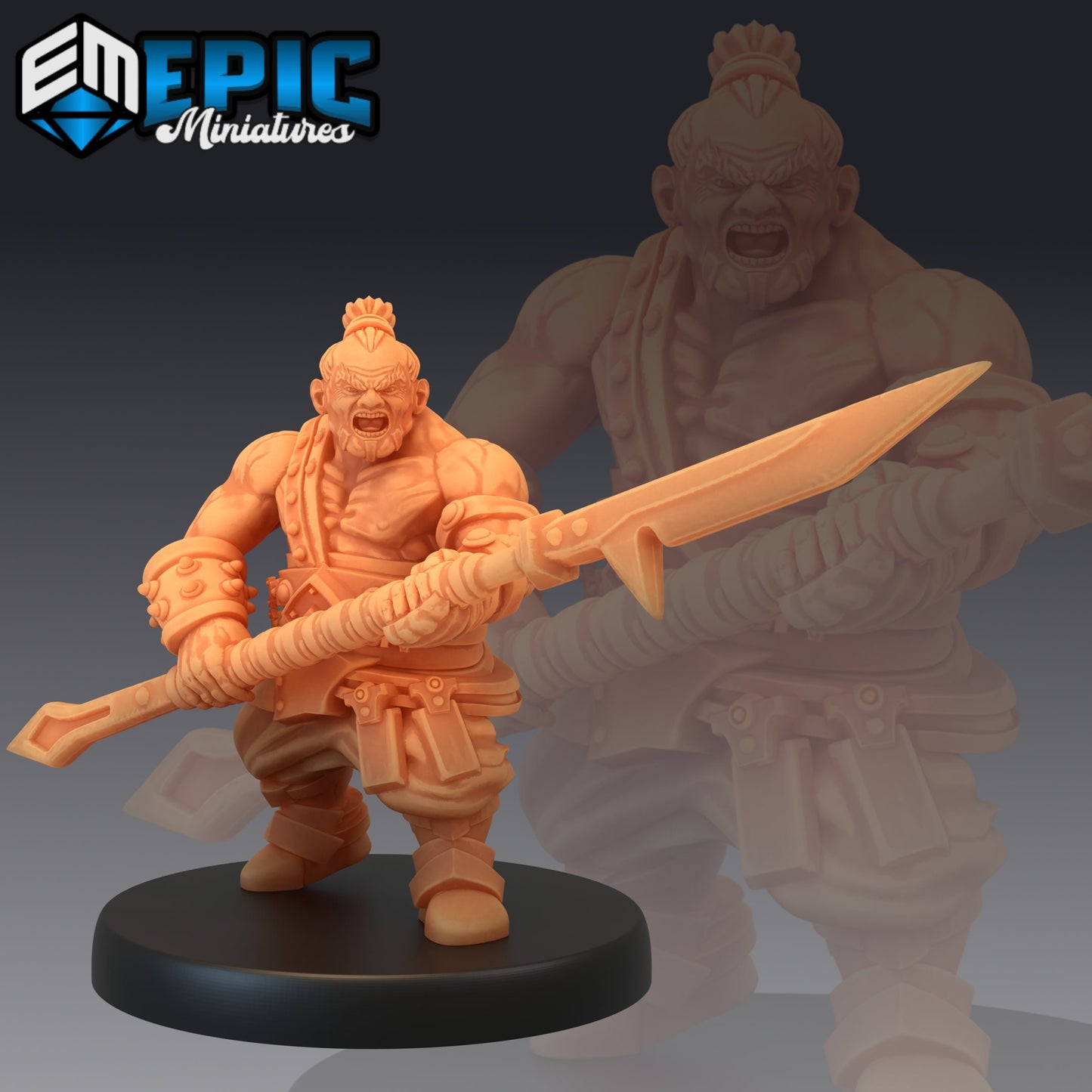 Bulky Dwarf (3 Variants Available) - Epic Miniatures