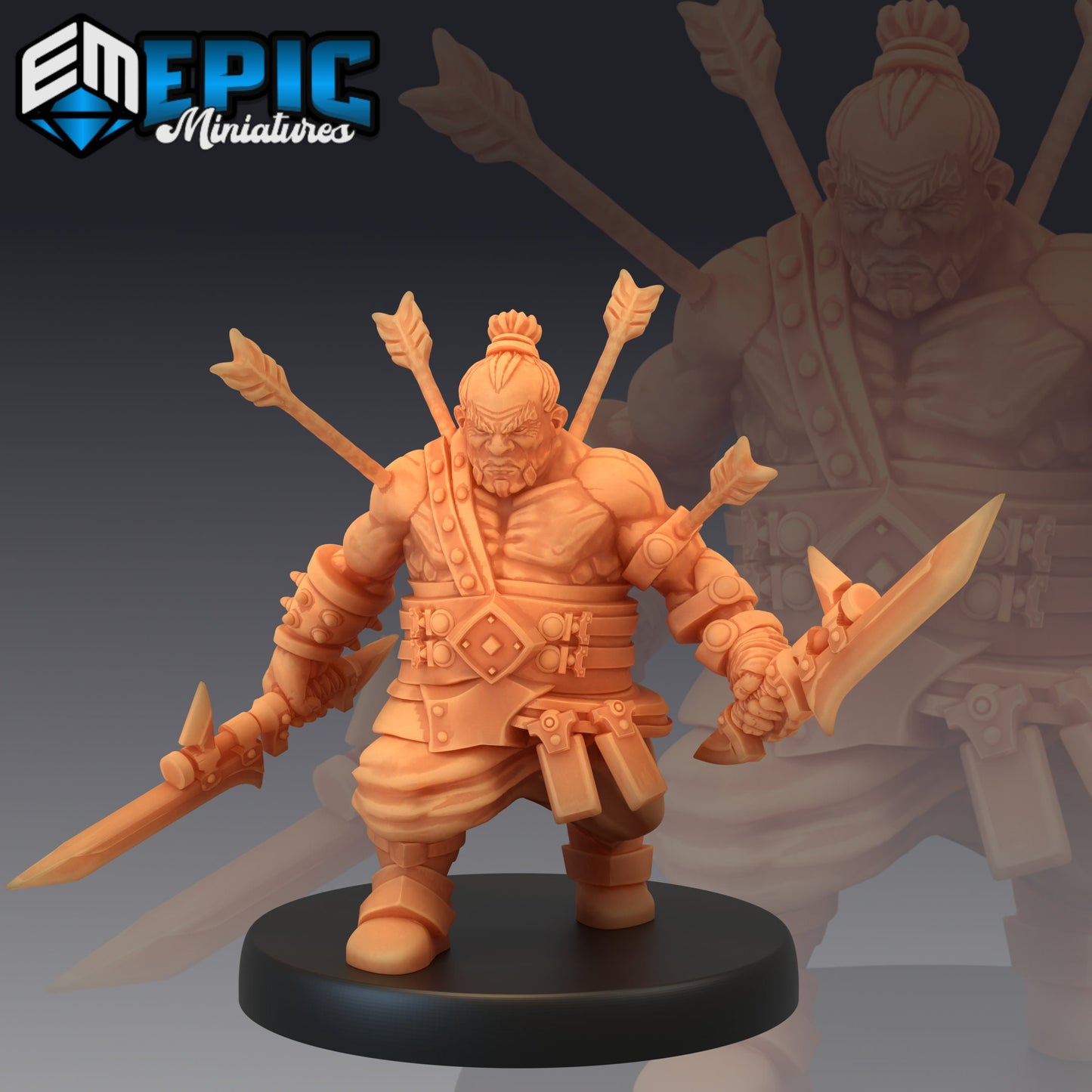 Bulky Dwarf (3 Variants Available) - Epic Miniatures