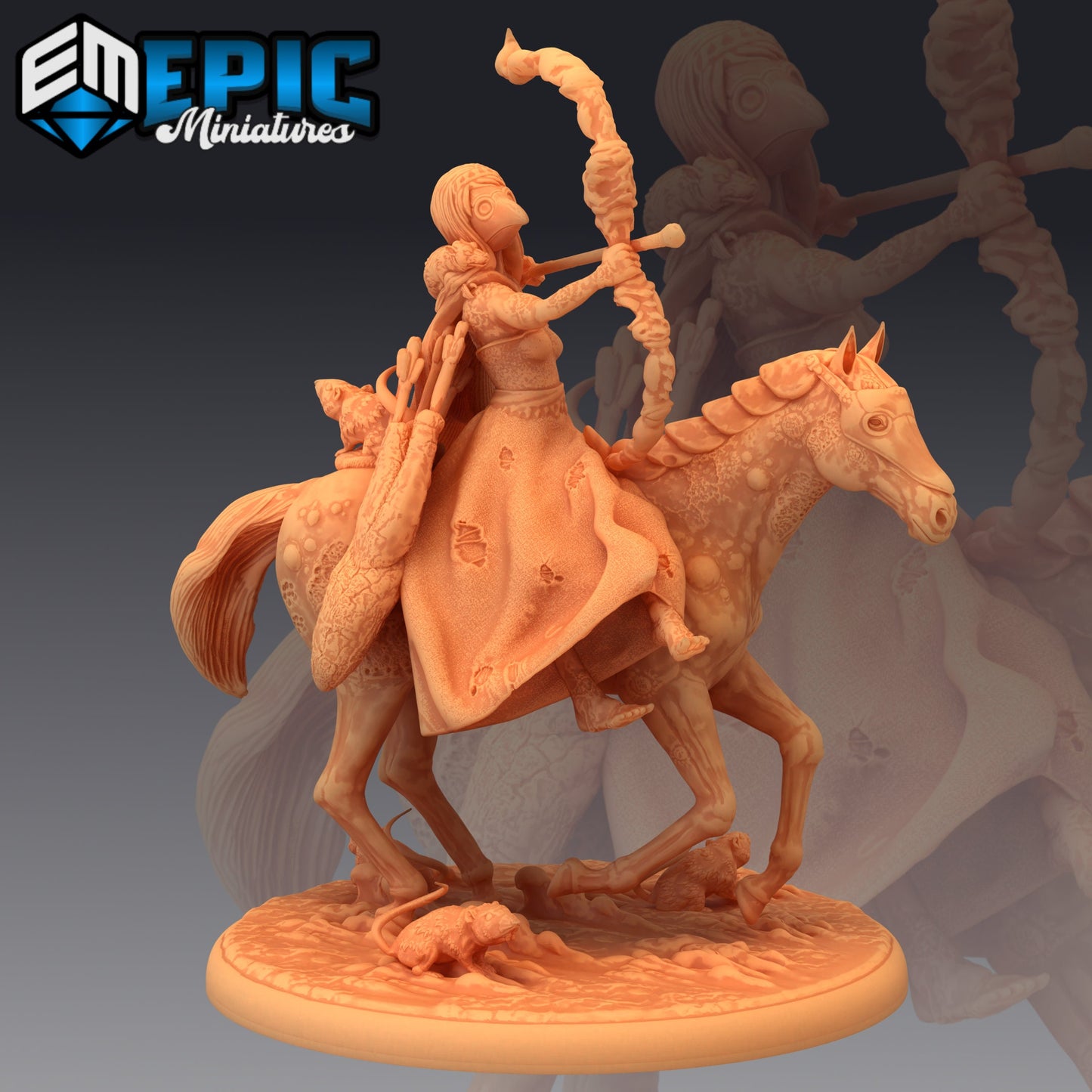 Horseman of Pestilence (2 Variants Available) - Epic Miniatures