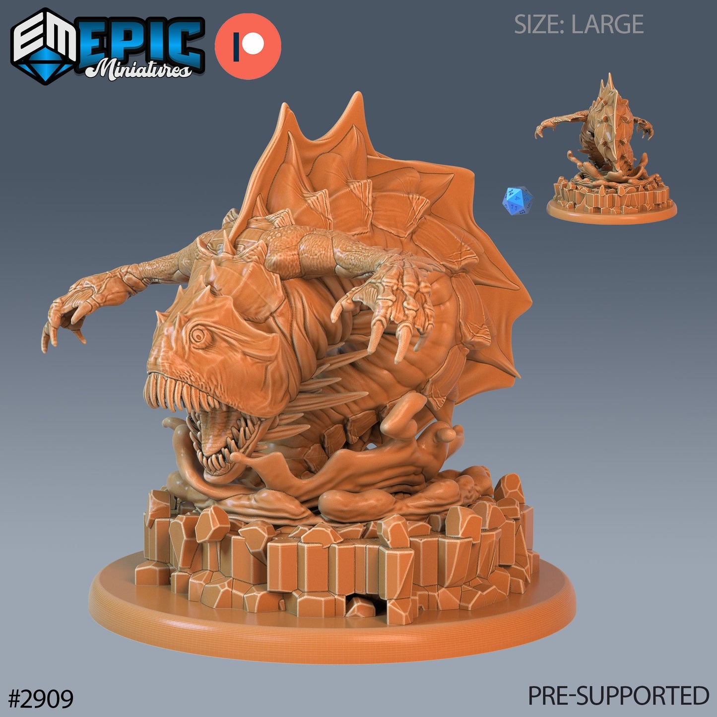 Deep Sea Predator (3 Variants Available) - Epic Miniatures