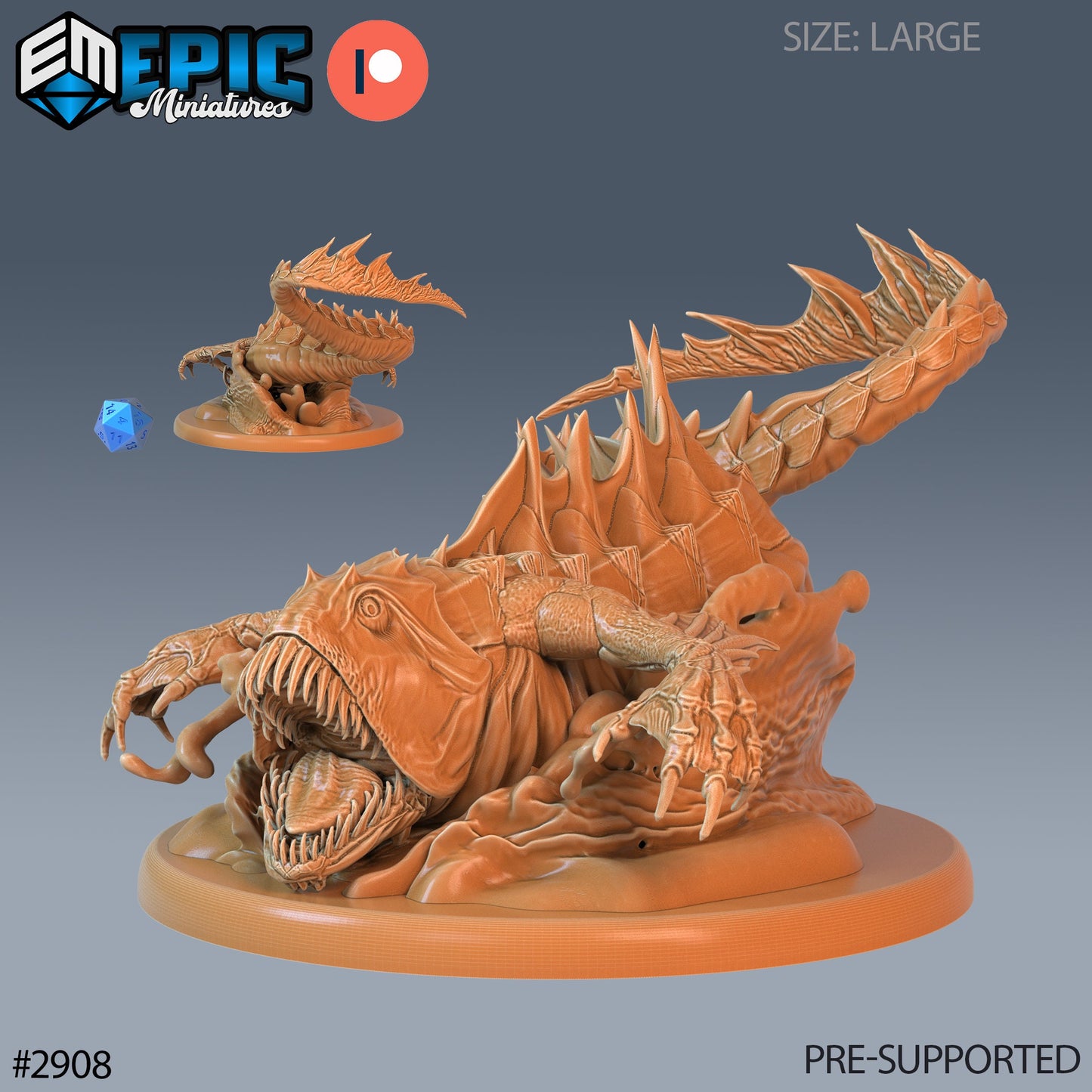 Deep Sea Predator (3 Variants Available) - Epic Miniatures