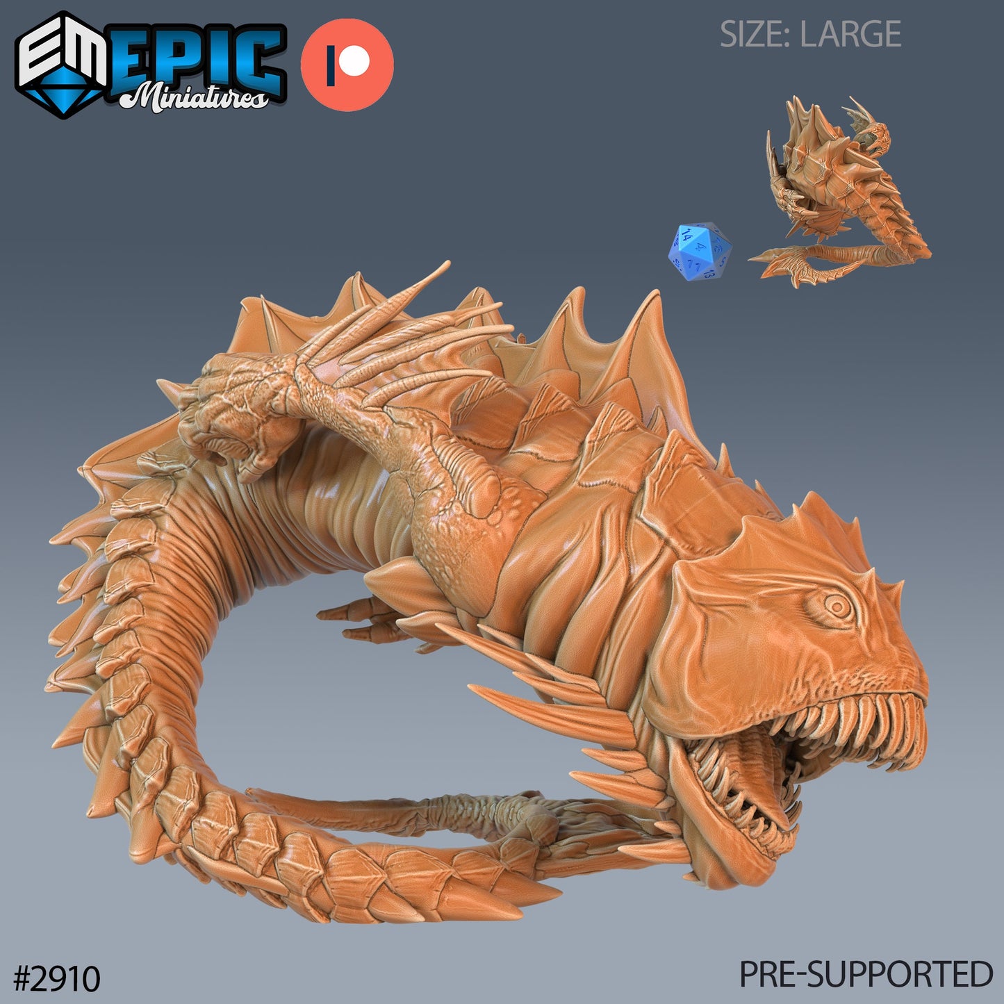Deep Sea Predator (3 Variants Available) - Epic Miniatures