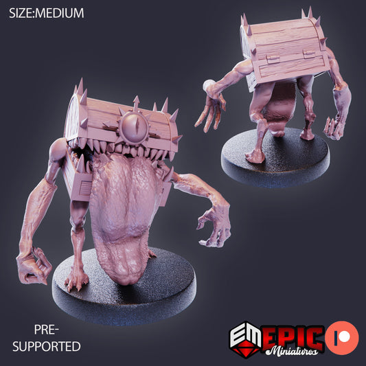 Chest Mimic (4 Variants Available) - Epic Miniatures