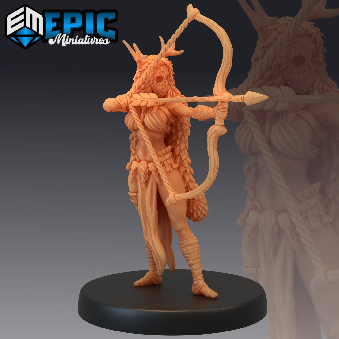 Wood Mask Tribe (3 Variants) - Epic Miniatures