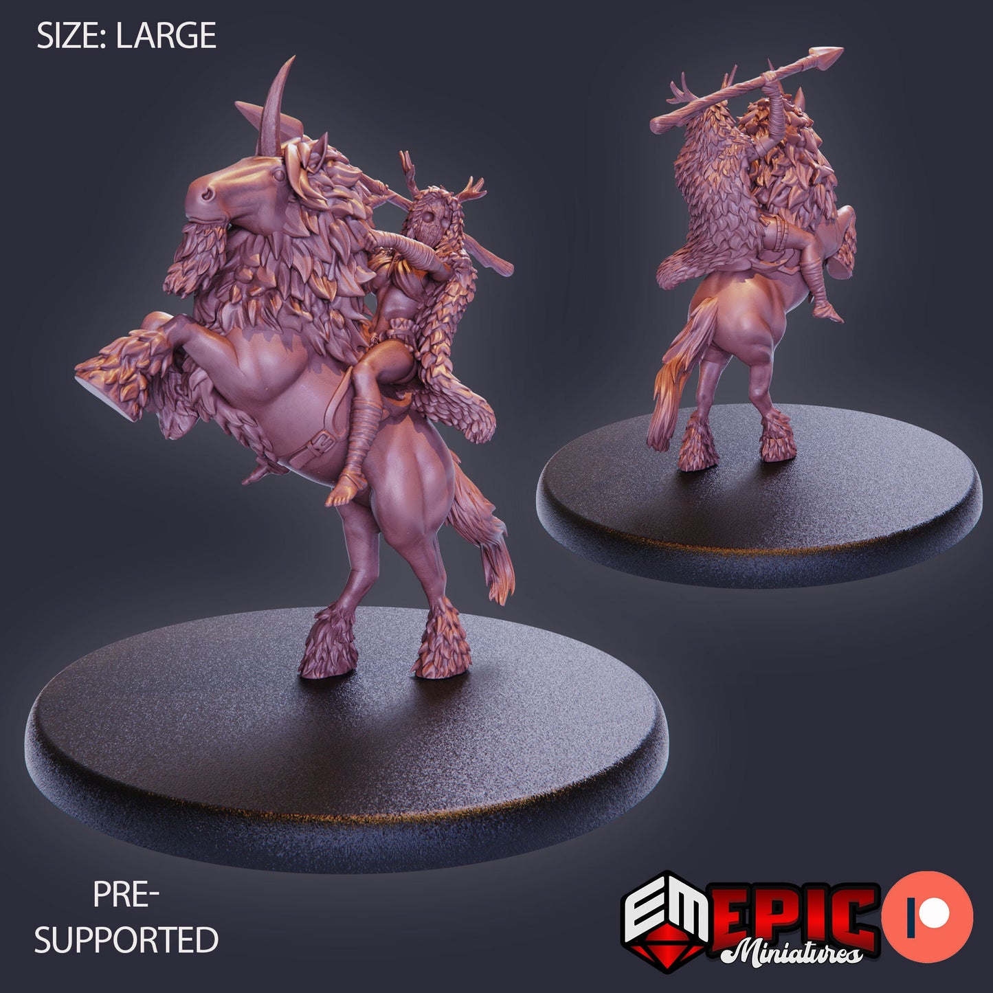 Wood Mask Tribe (3 Variants) - Epic Miniatures