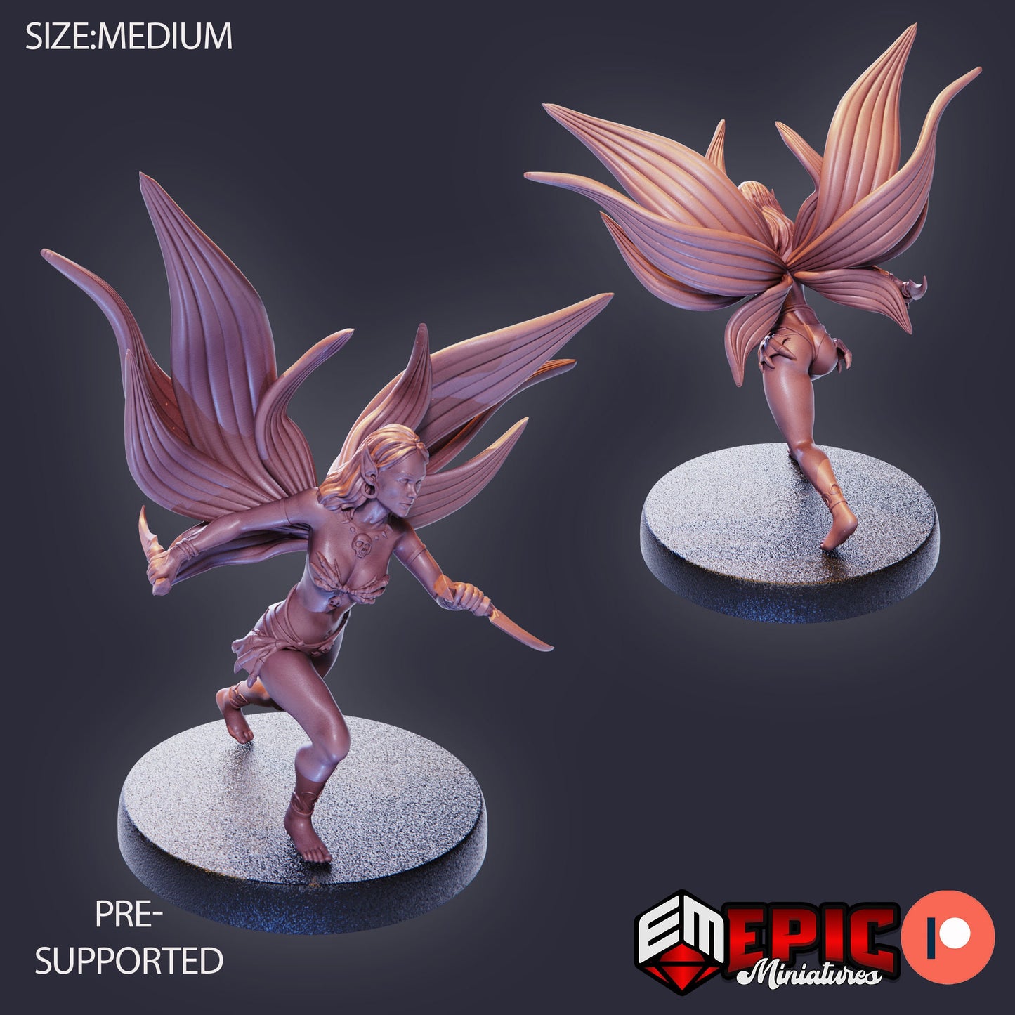 Dark Fairy (3 Variants) - Epic Miniatures