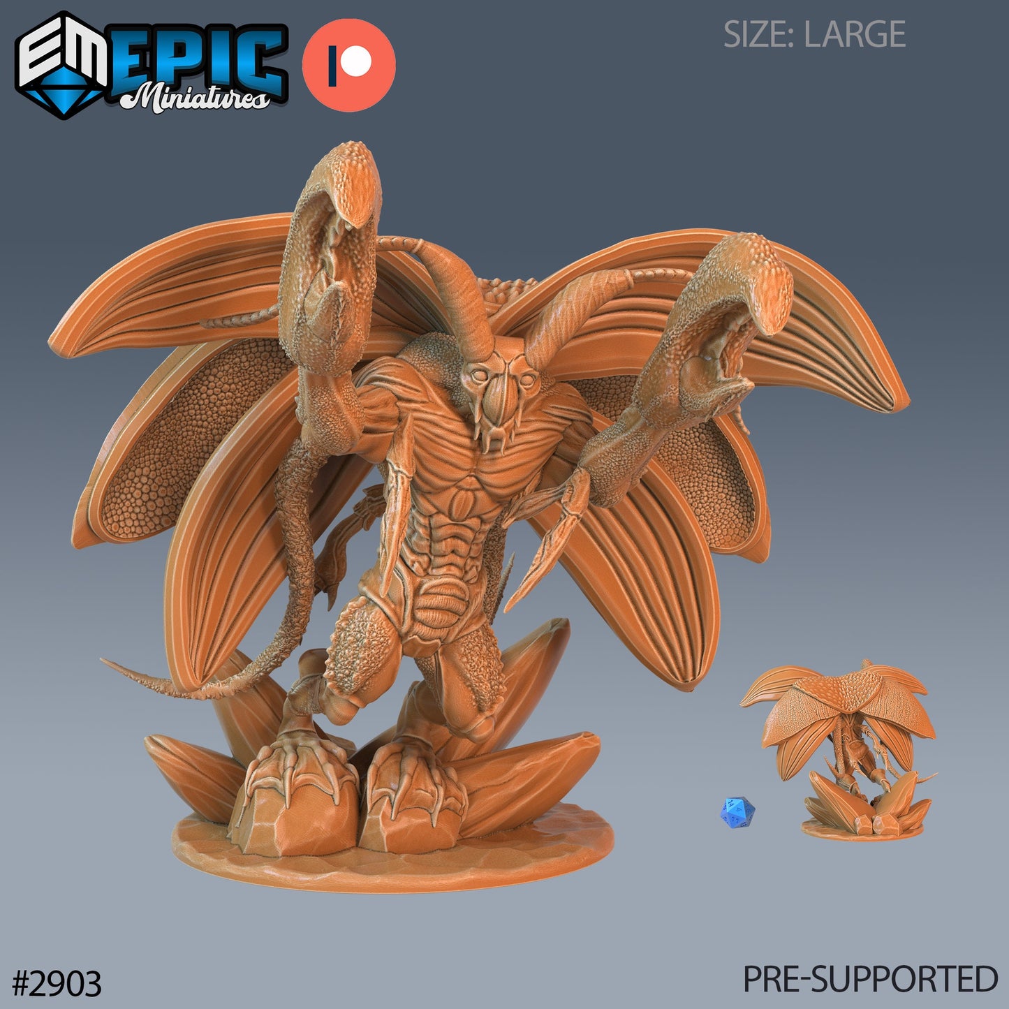 Lobster Cockroach (3 Variants Available) - Epic Miniatures