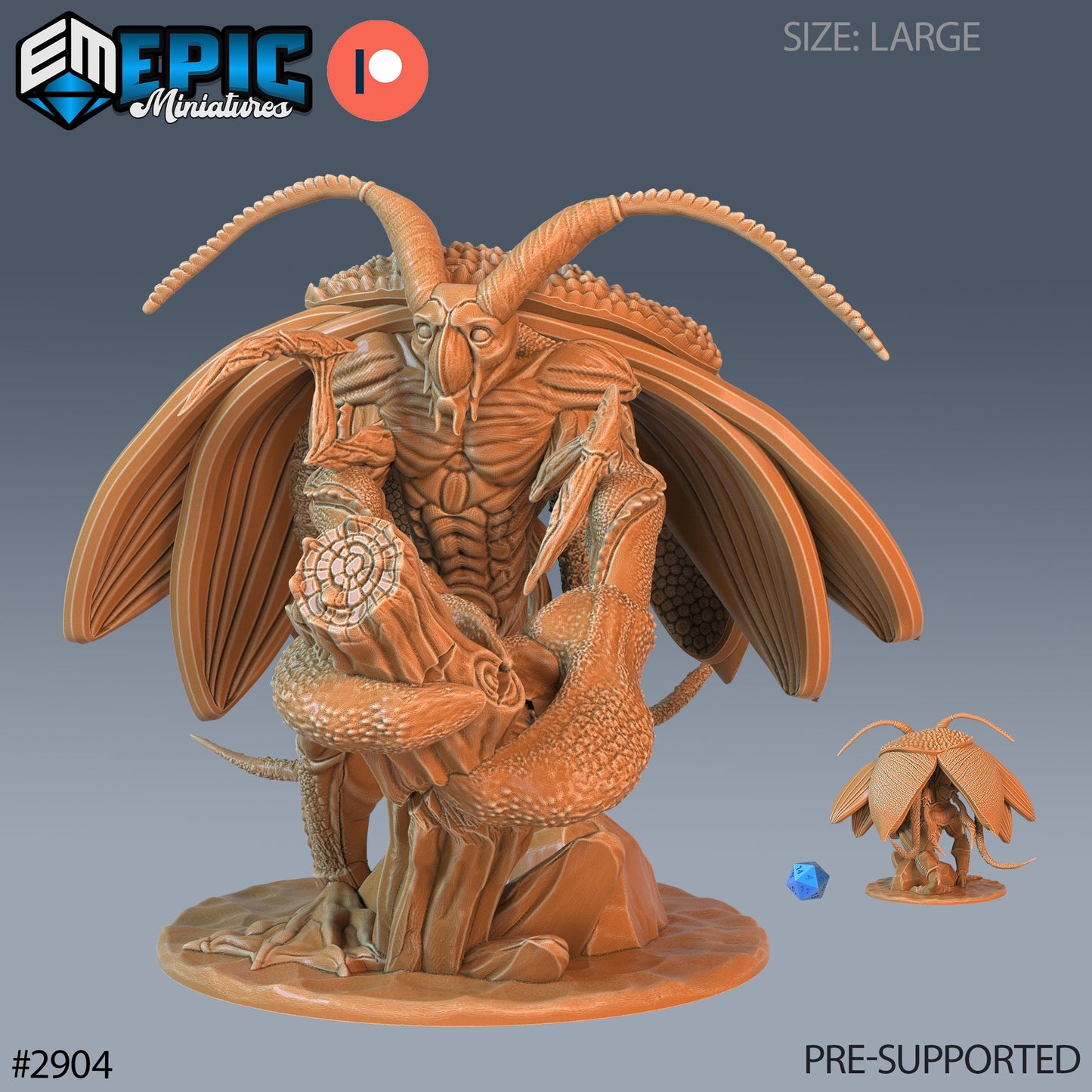 Lobster Cockroach (3 Variants Available) - Epic Miniatures