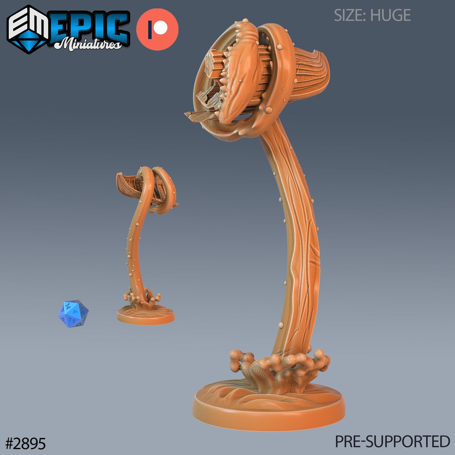 Giant Squid (5 Variants Available) - Epic Miniatures