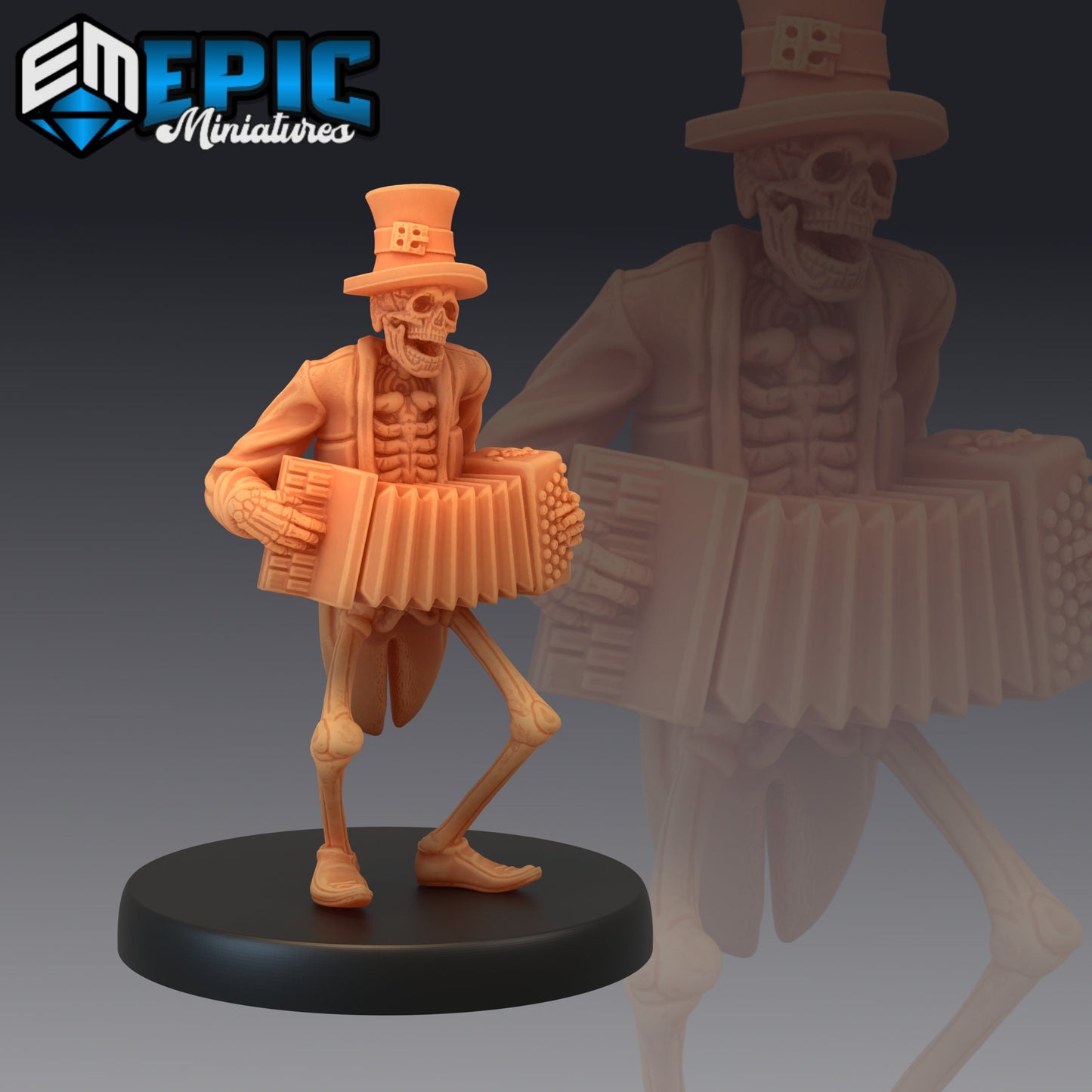 Skeleton Musician Set 1 (6 Variants) - Epic Miniatures