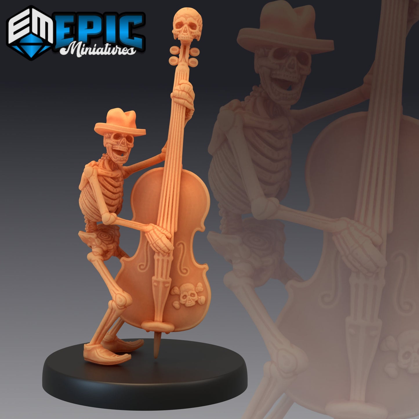 Skeleton Musician Set 1 (6 Variants) - Epic Miniatures