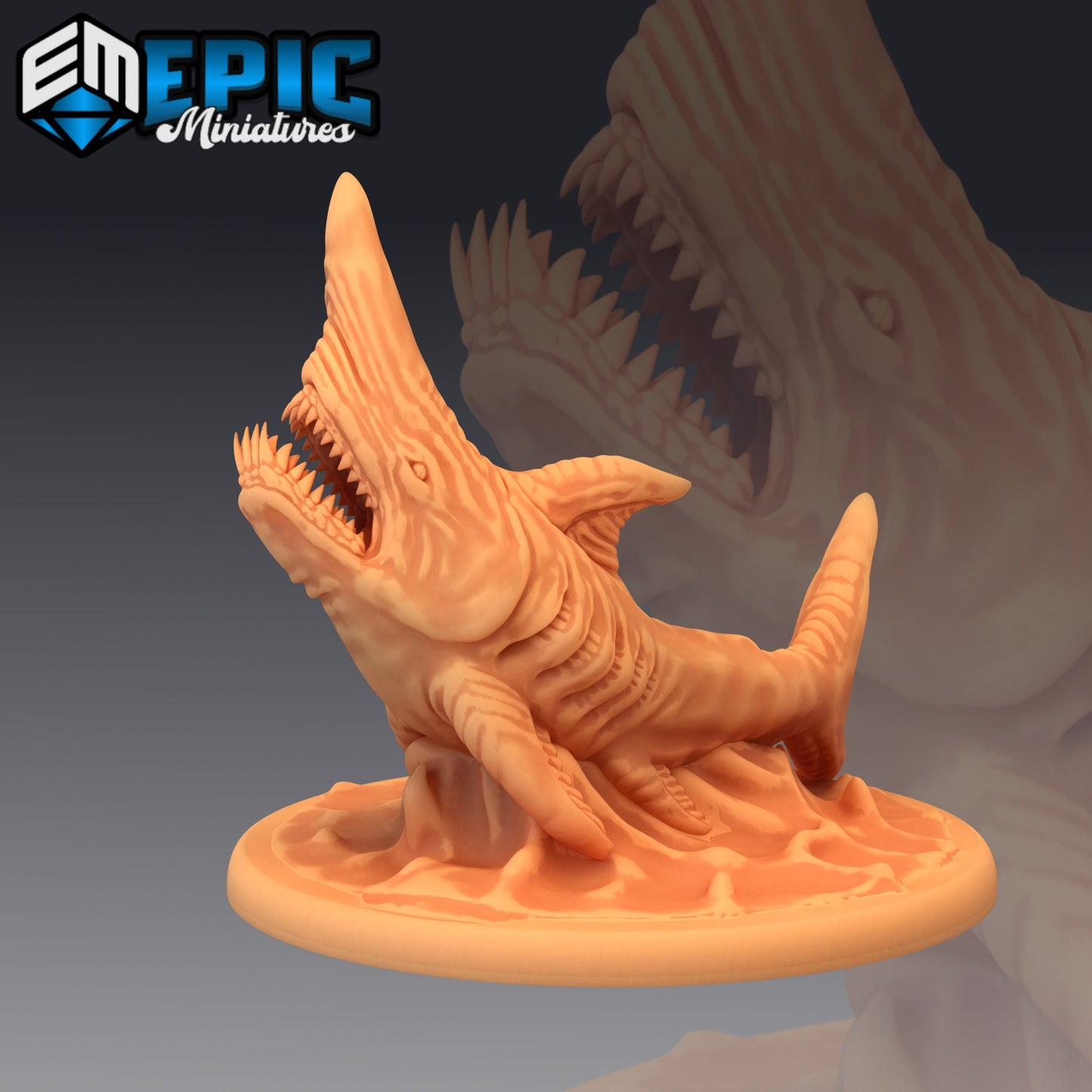 Shark (3 Variants) - Epic Miniatures
