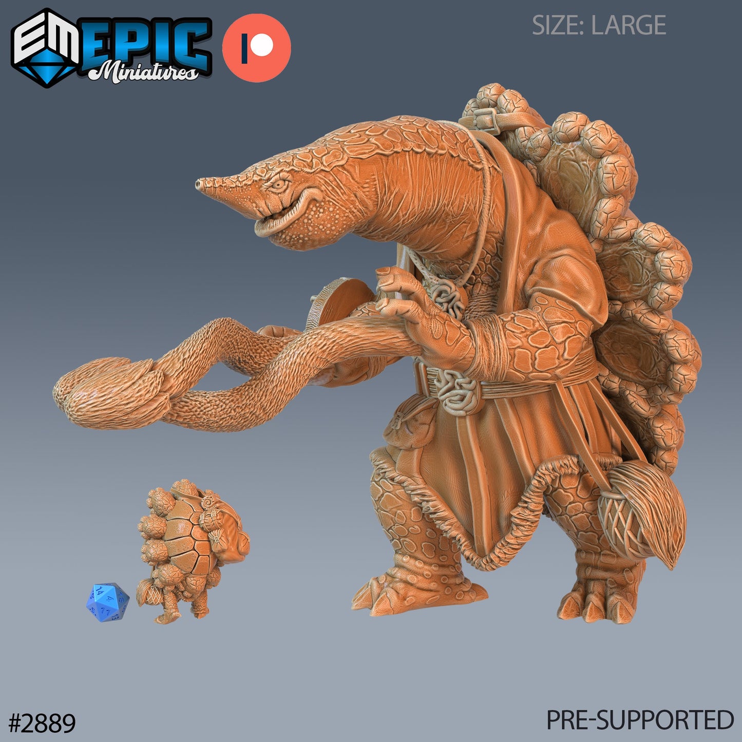 Island Turtle Folk (3 Variants Available) - Epic Miniatures