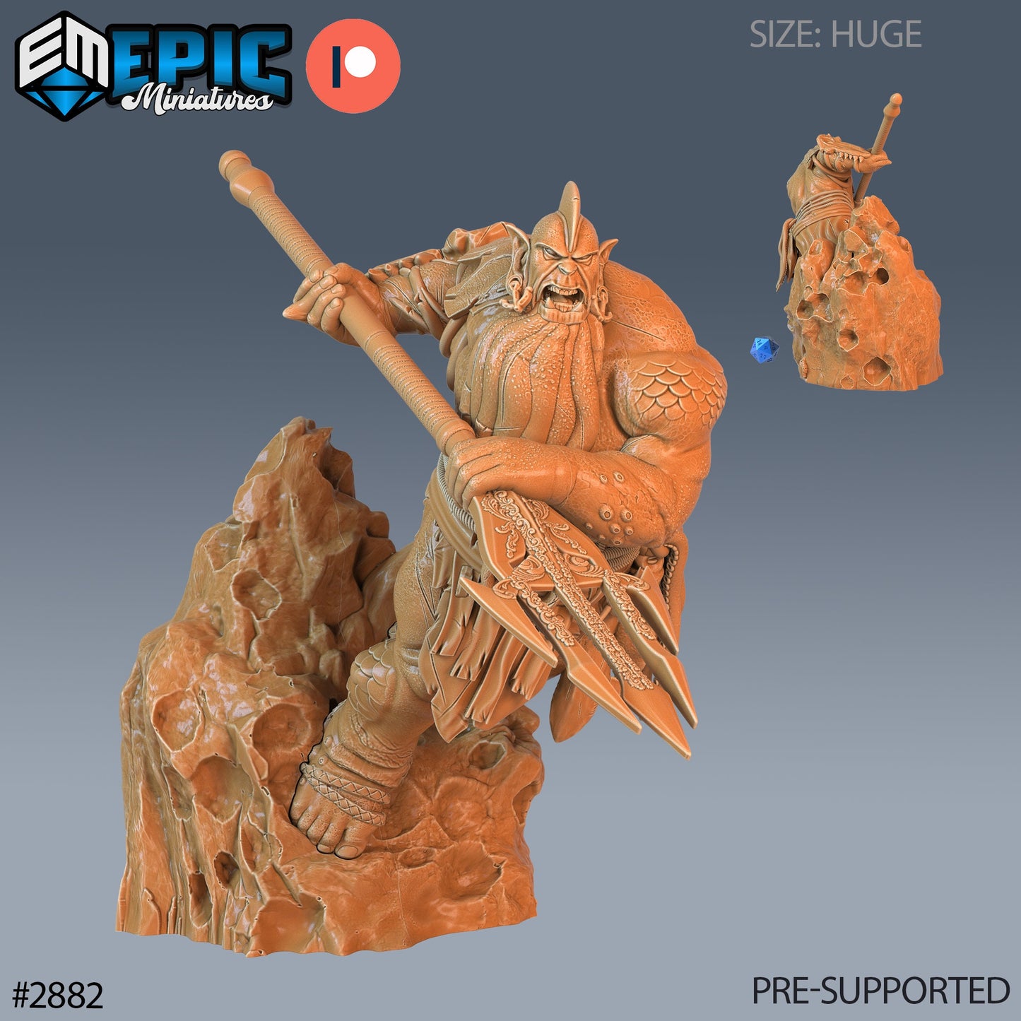 Sea Giant (3 Variants Available) - Epic Miniatures