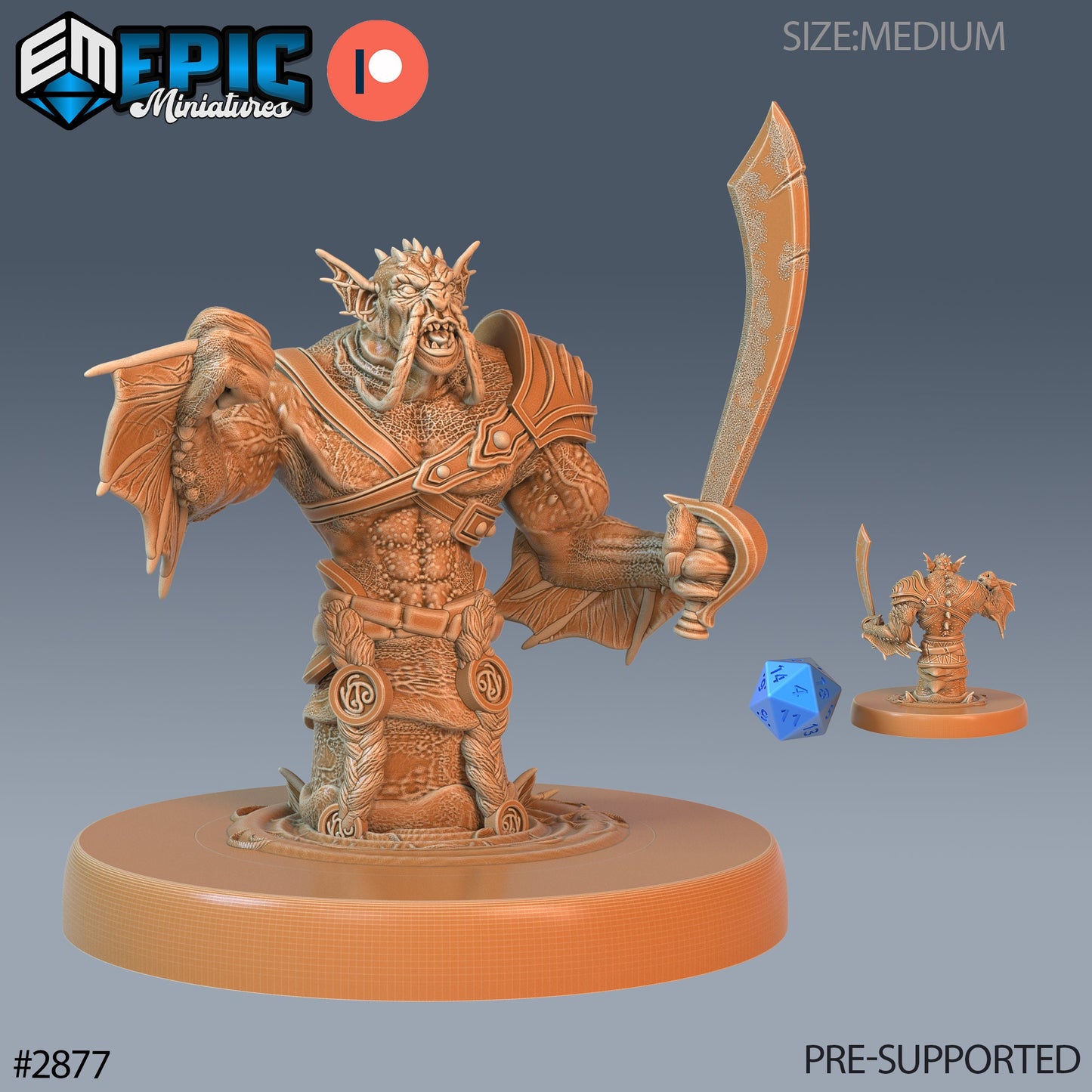 Seahorse Mermen (3 Variants Available) - Epic Miniatures