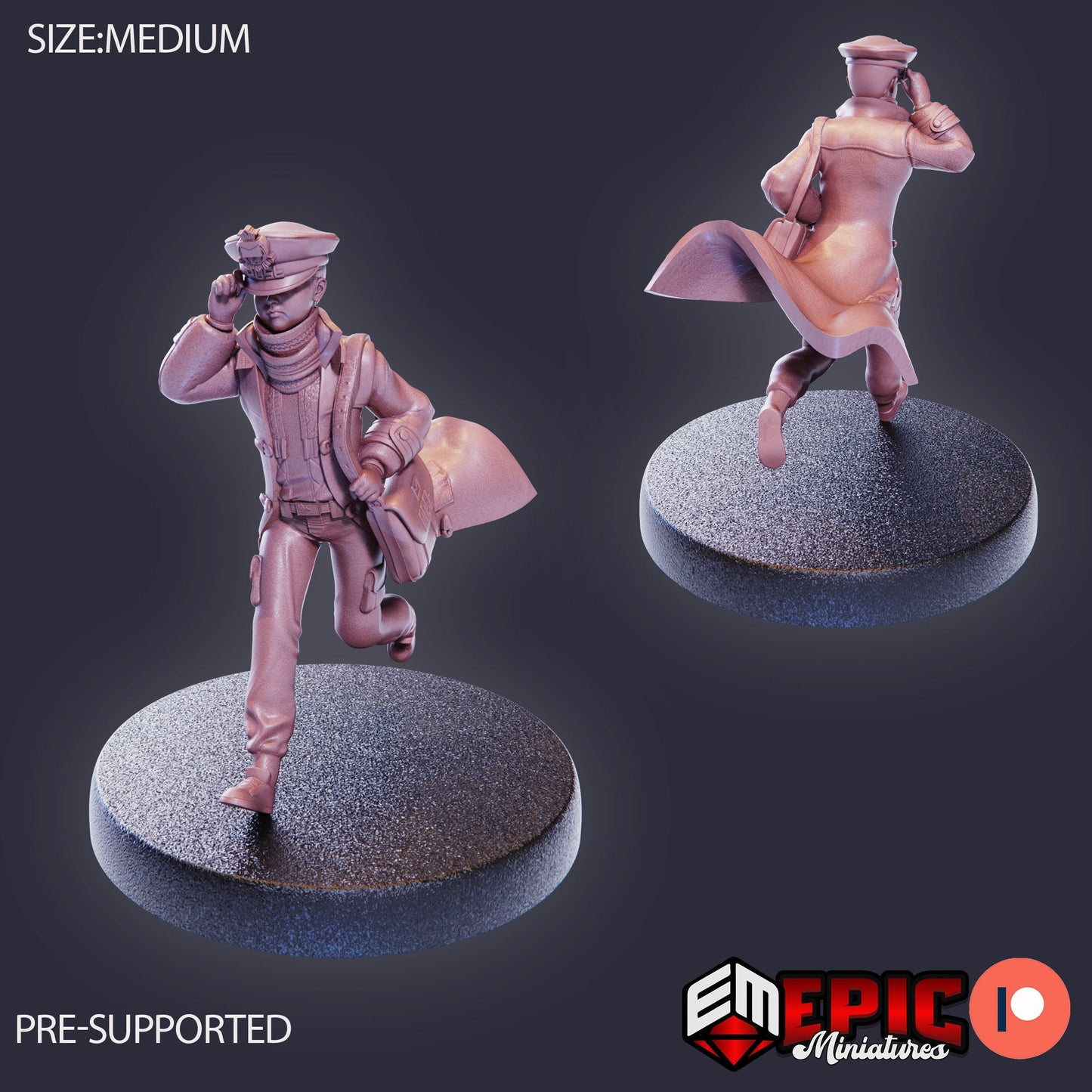 Mailboy (3 Variants Available) - Epic Miniatures