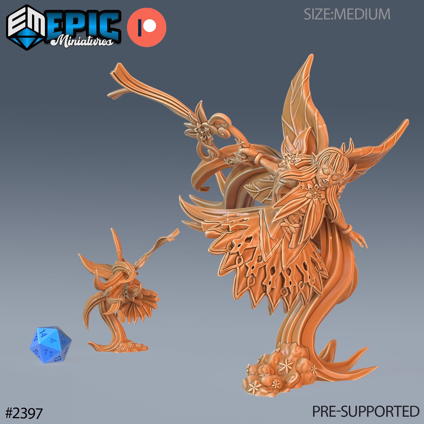 Flower Pixie (3 Variants Available) - Epic Miniatures