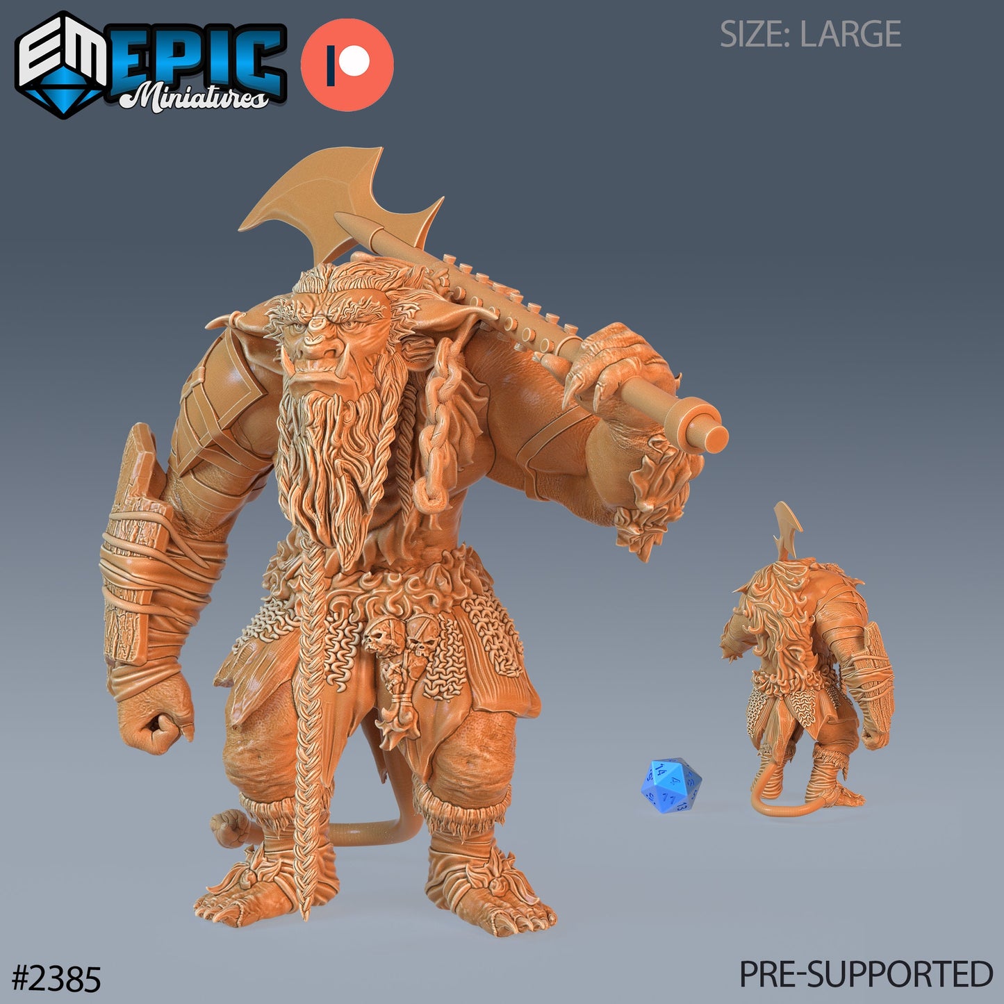 Forest Ogre (3 Variants Variable) - Epic Miniatures