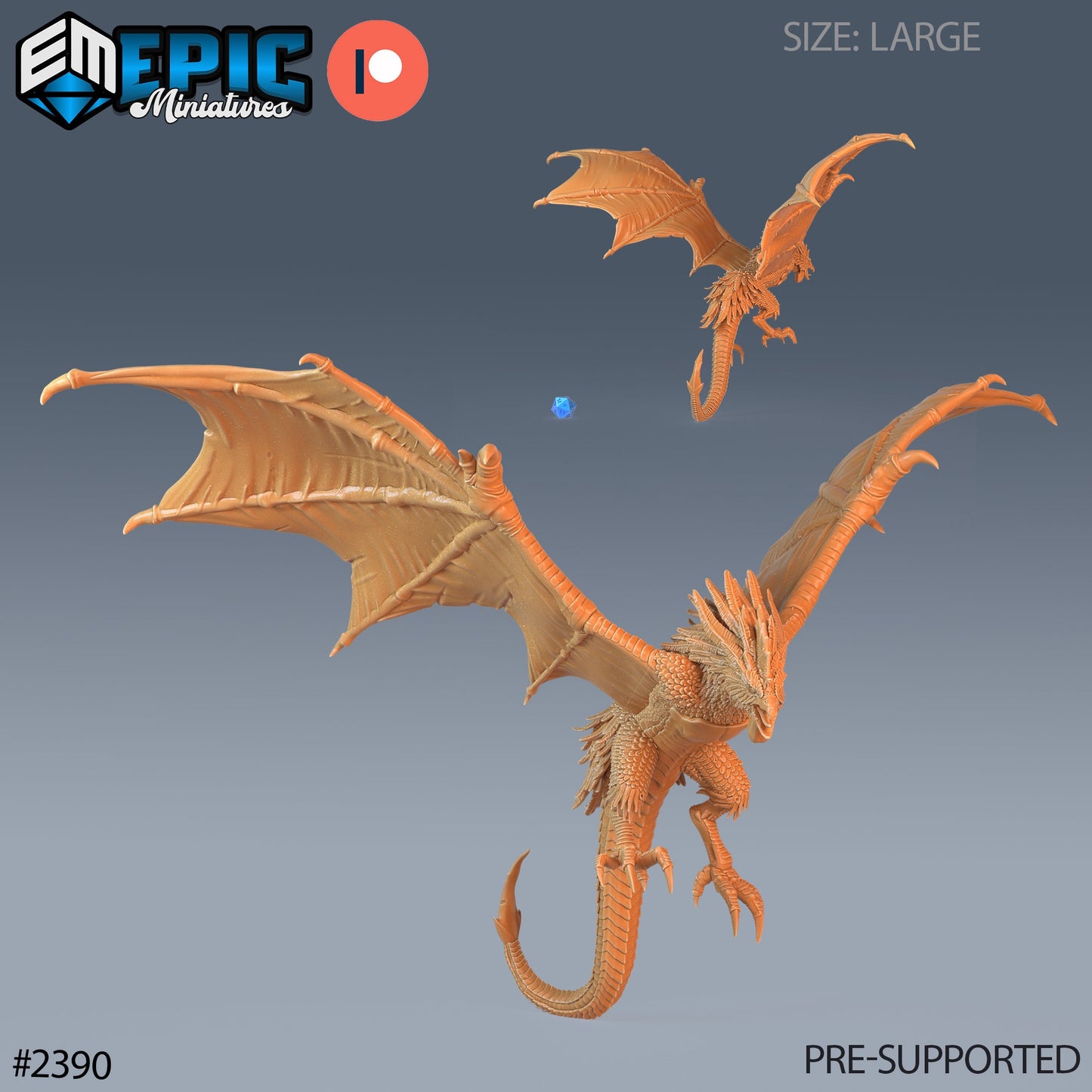 Classic Cockatrice (5 Variants Available) - Epic Miniatures