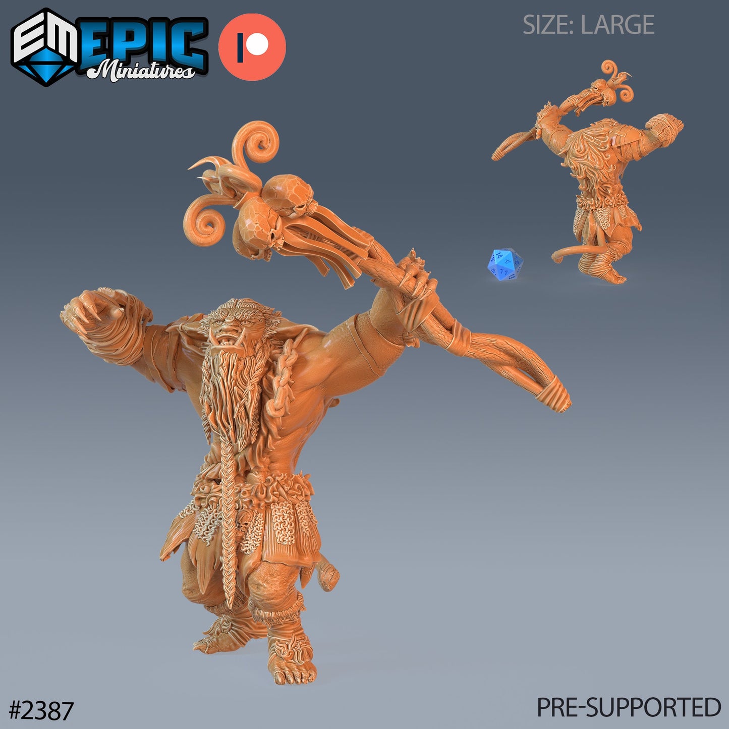Forest Ogre (3 Variants Variable) - Epic Miniatures