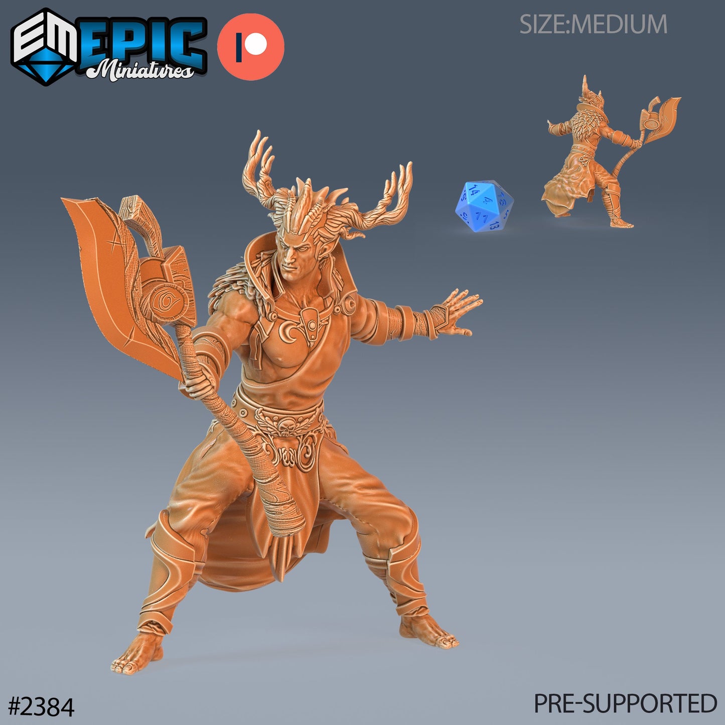 Archdruid (3 Variants Available) - Epic Miniatures