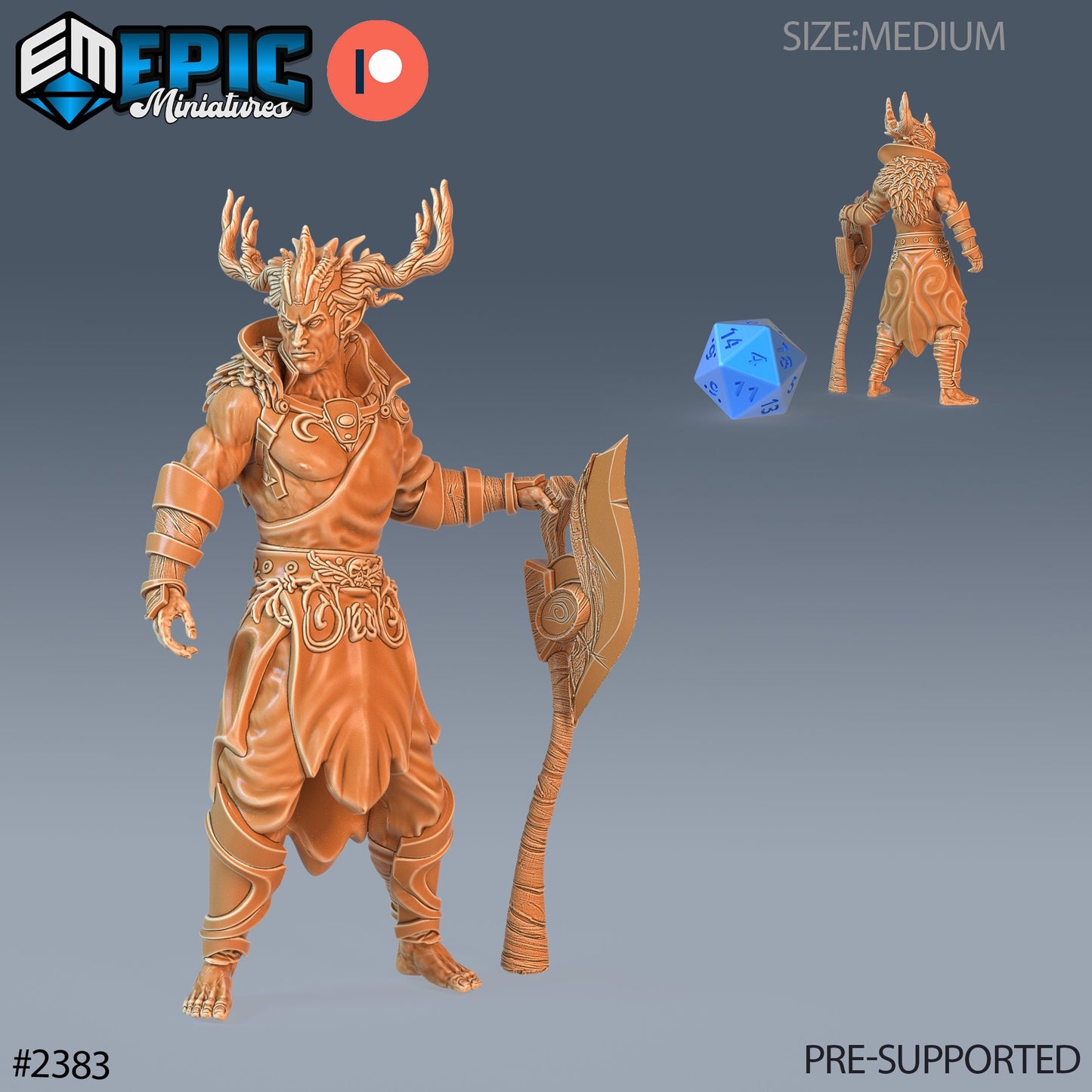 Archdruid (3 Variants Available) - Epic Miniatures