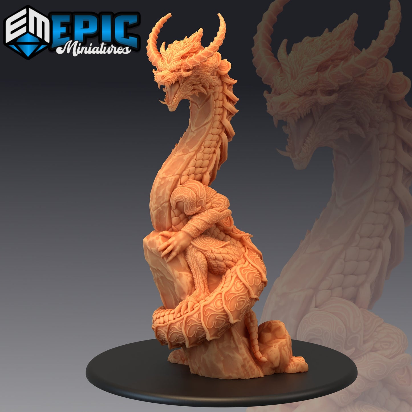 Legendary Lung Dragon (3 Variants) - Epic Miniatures
