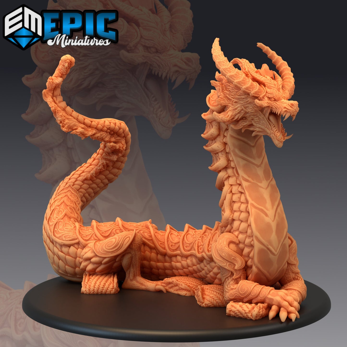 Legendary Lung Dragon (3 Variants) - Epic Miniatures