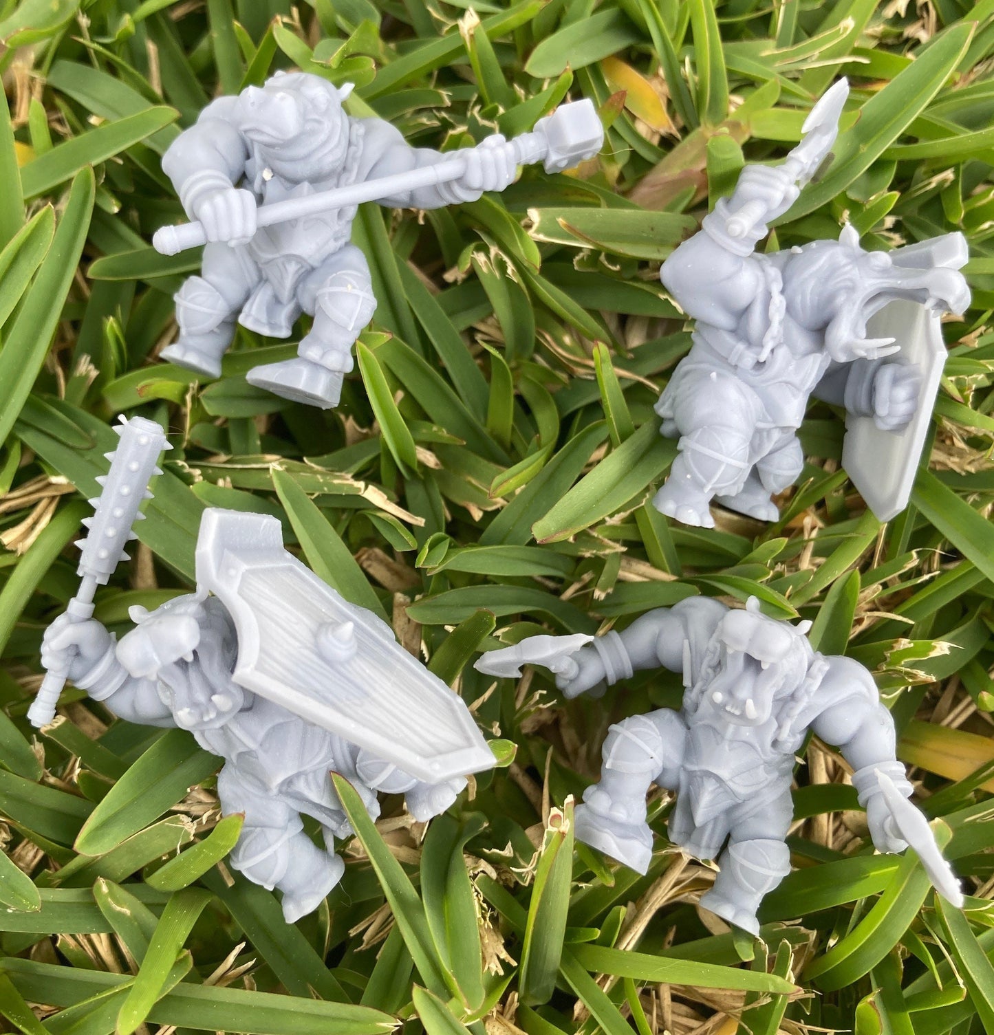 Hippo Warrior (4 Variants) - Epic Miniatures