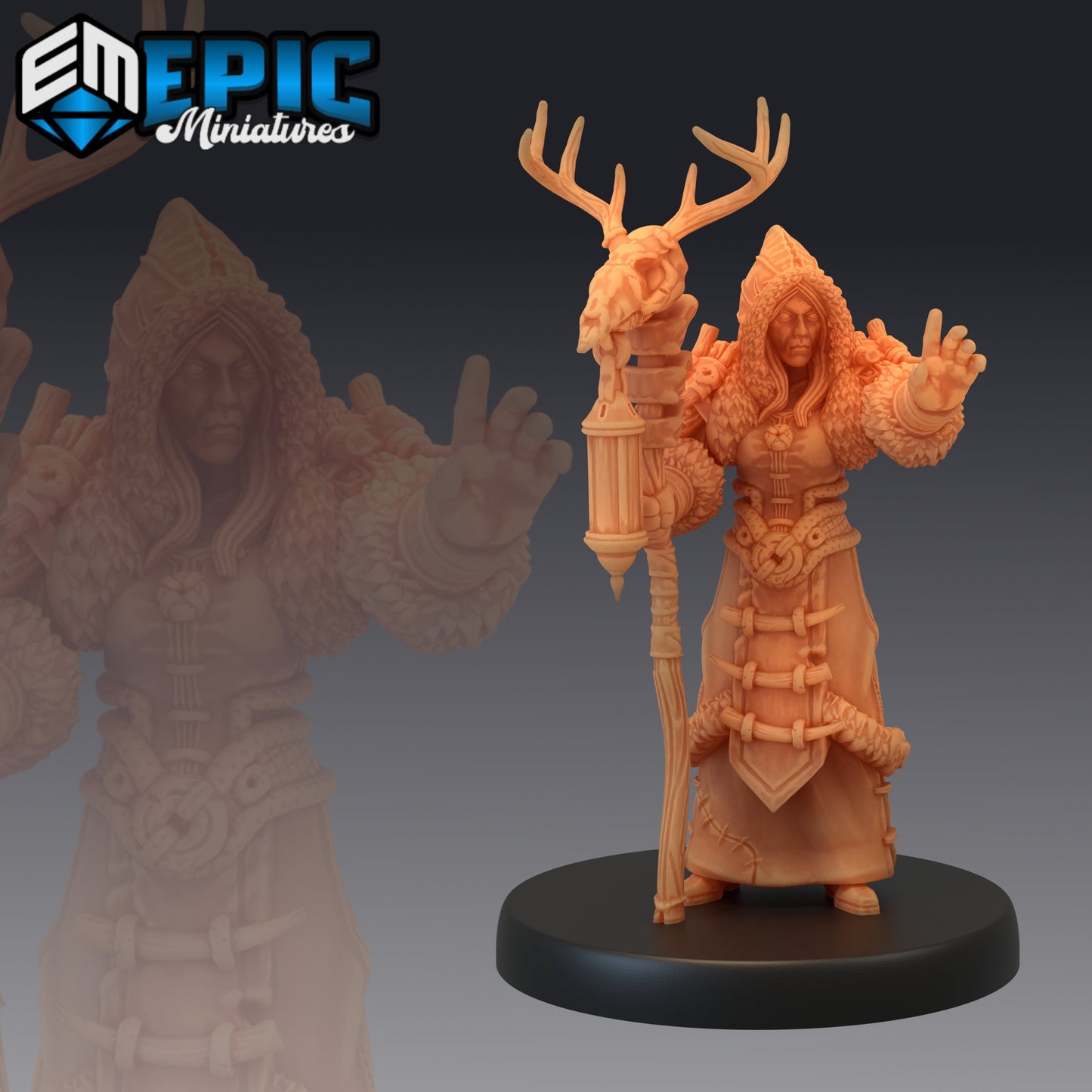 Winter Shaman (3 Variants Available) - Epic Miniatures