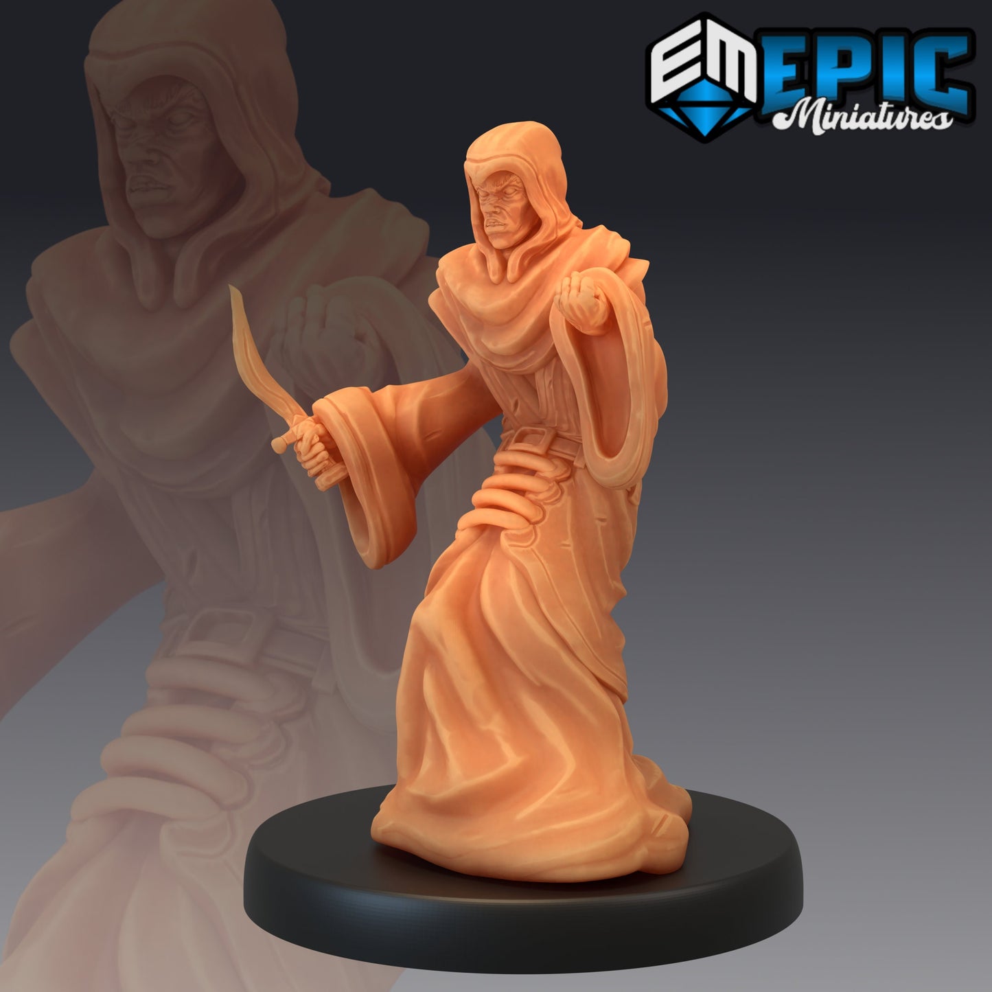 Yellow Cultist (3 Variants) - Epic Miniatures