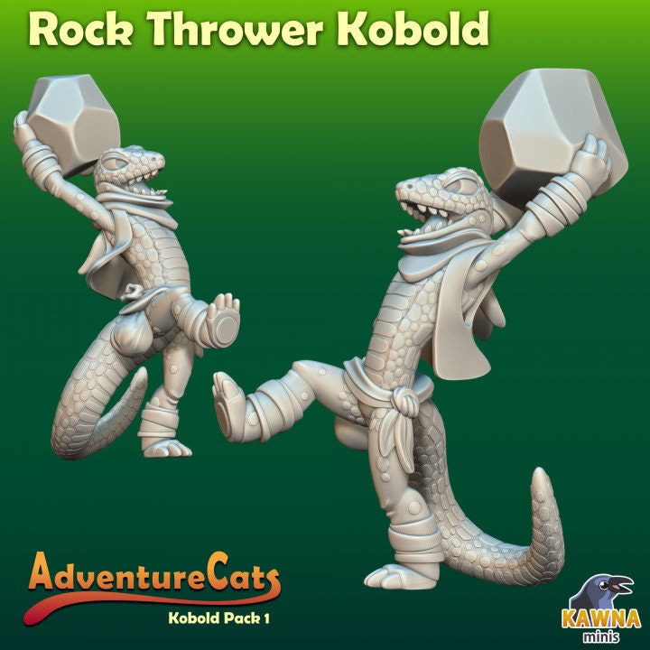 Kobold Monster Pack (6 Variants Available) - Kawna Minis