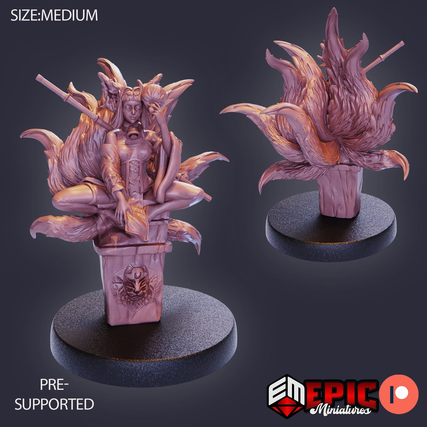 Kitsune (3 Variants) - Epic Miniatures