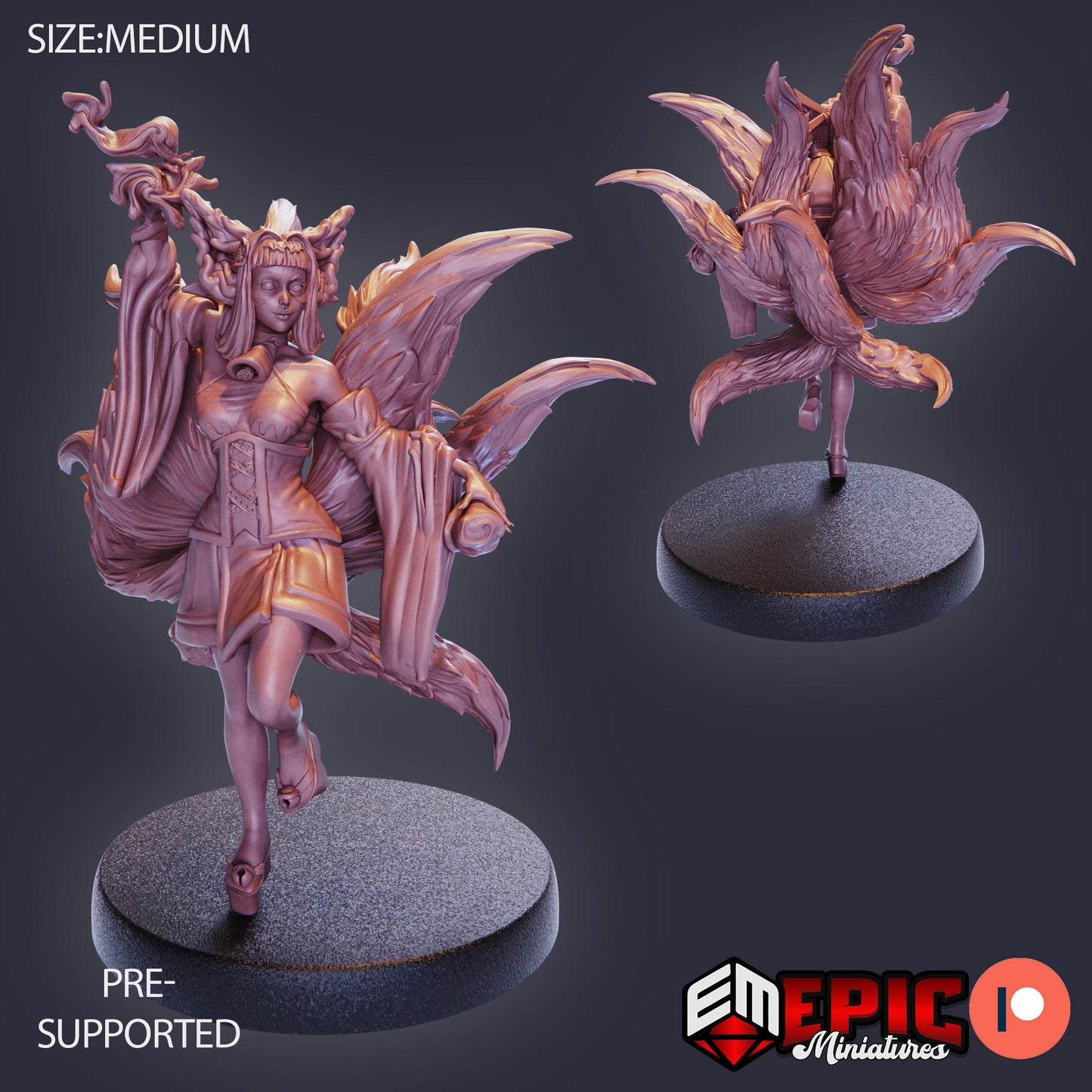 Kitsune (3 Variants) - Epic Miniatures
