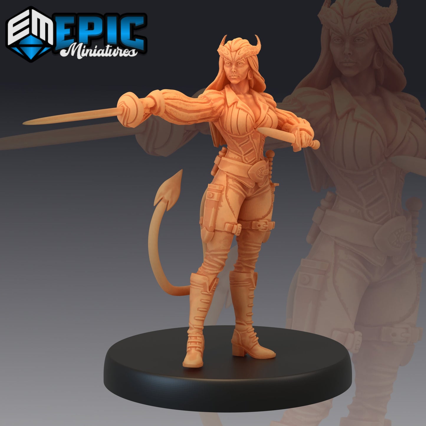 Devilkin Female (6 Variants Available) - Epic Miniatures
