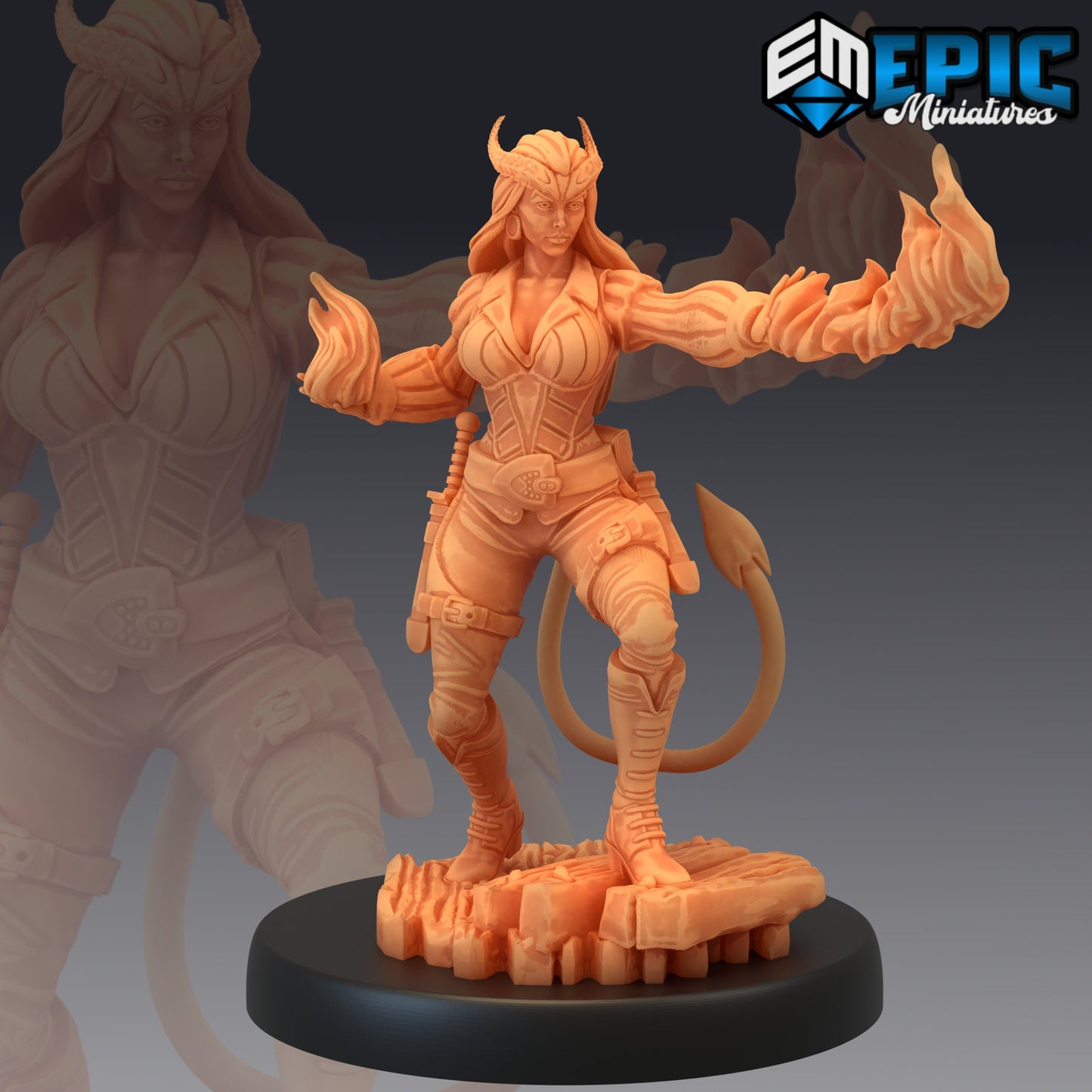 Devilkin Female (6 Variants Available) - Epic Miniatures