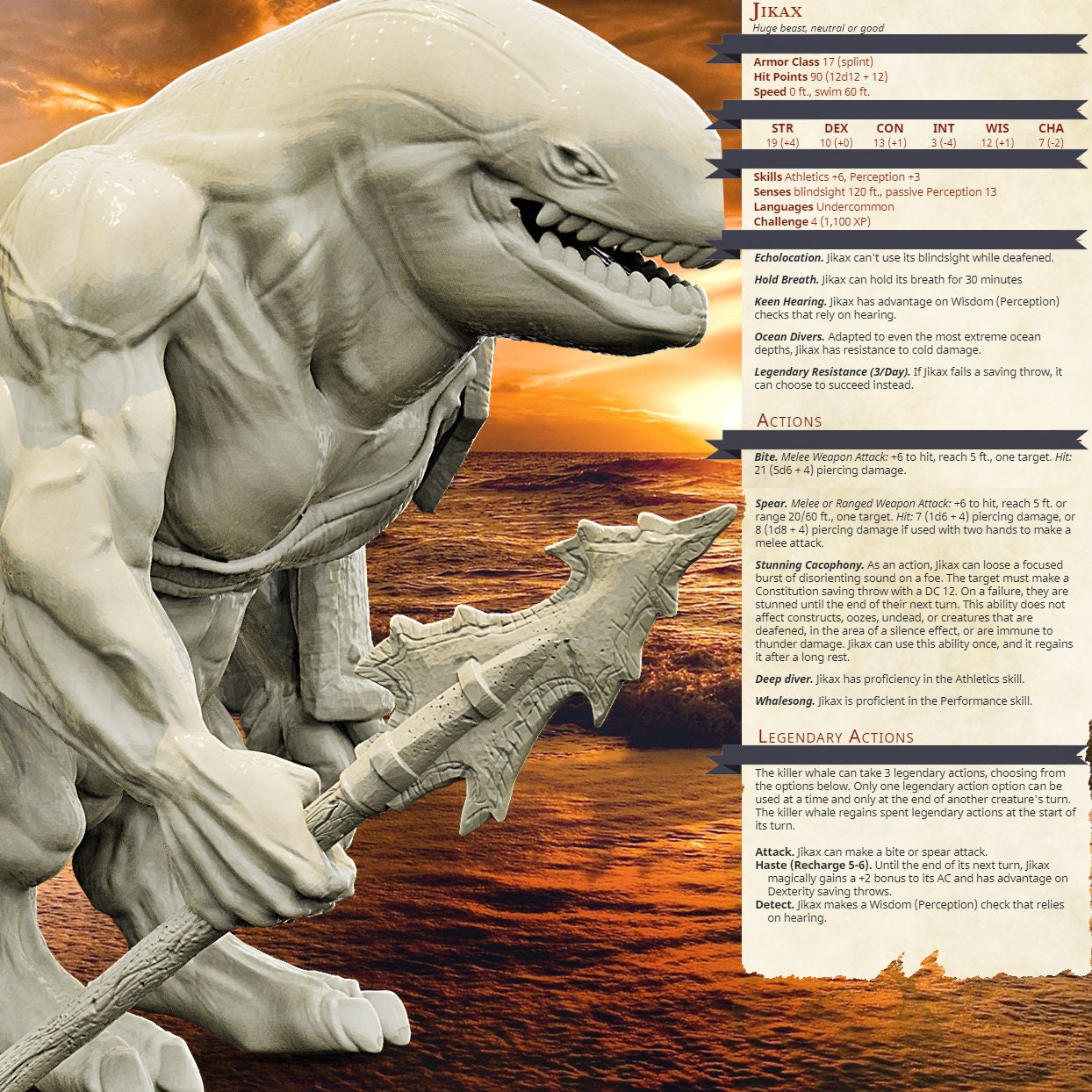 Jikax (Killer Whale Folk - 3 Poses Available) - Brayan Nafarrate