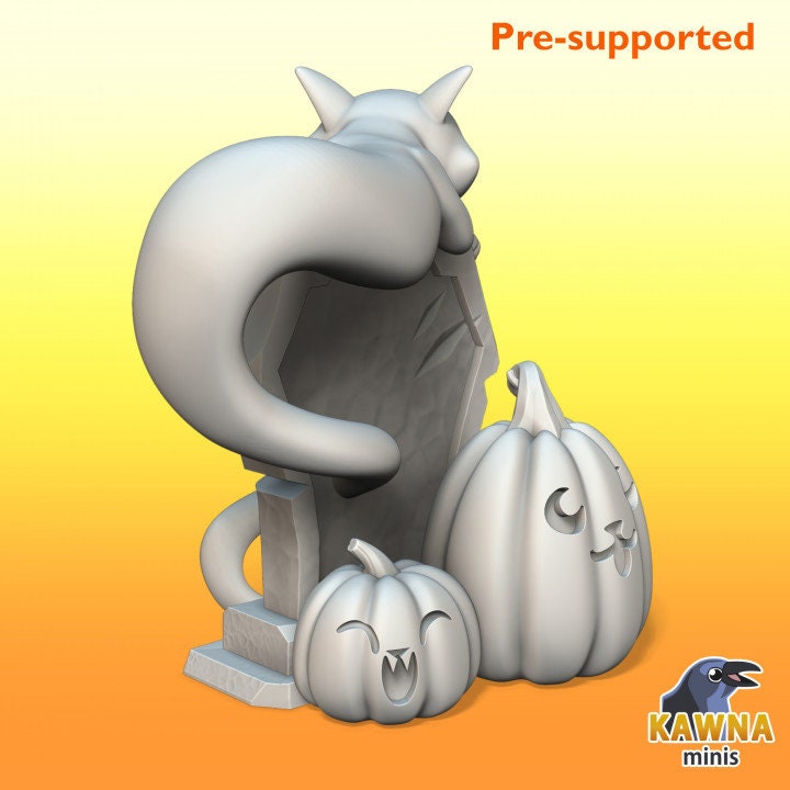 Spooky Cats (4 Variants Available) - Kawna Minis