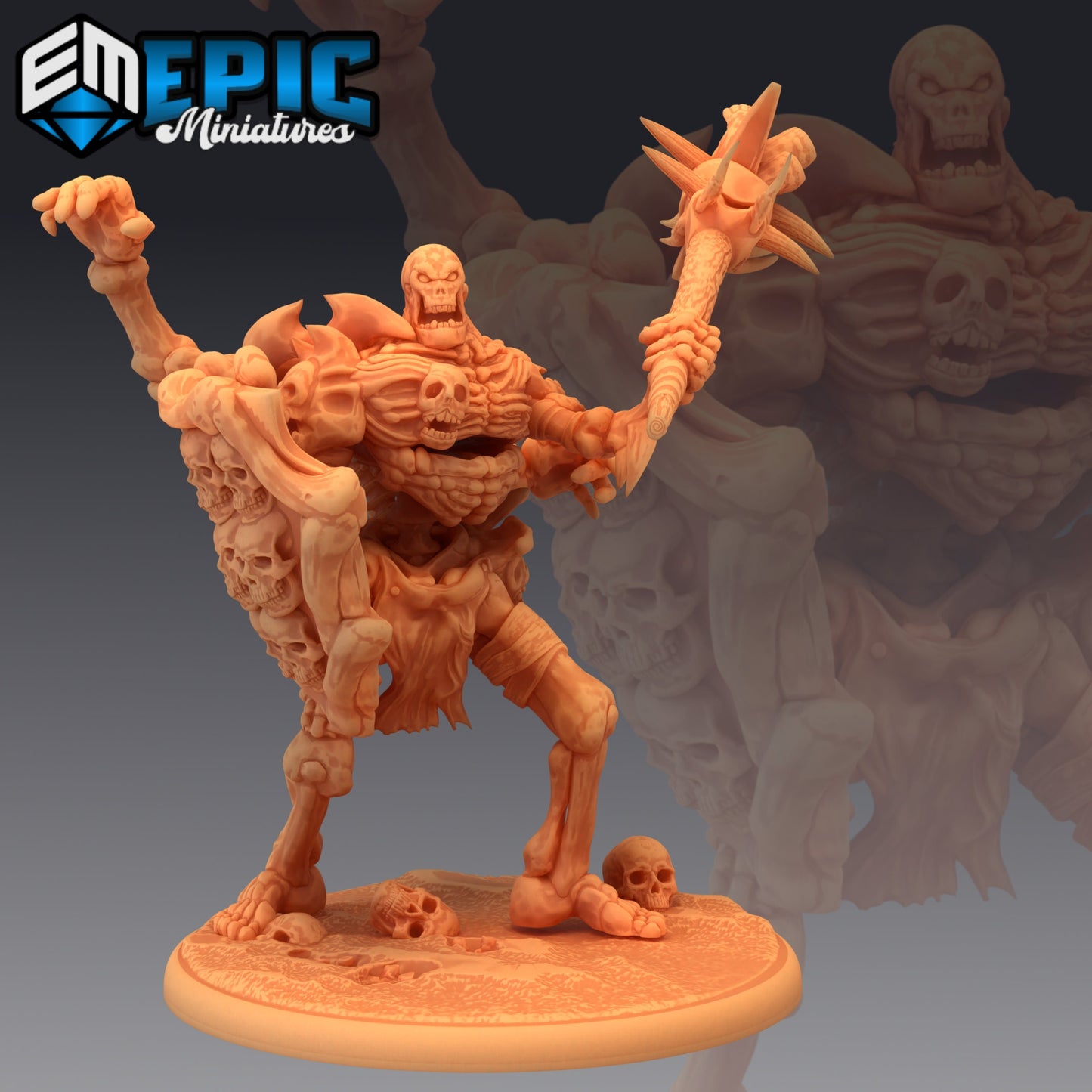Human Bone Golem (4 Variants) - Epic Miniatures