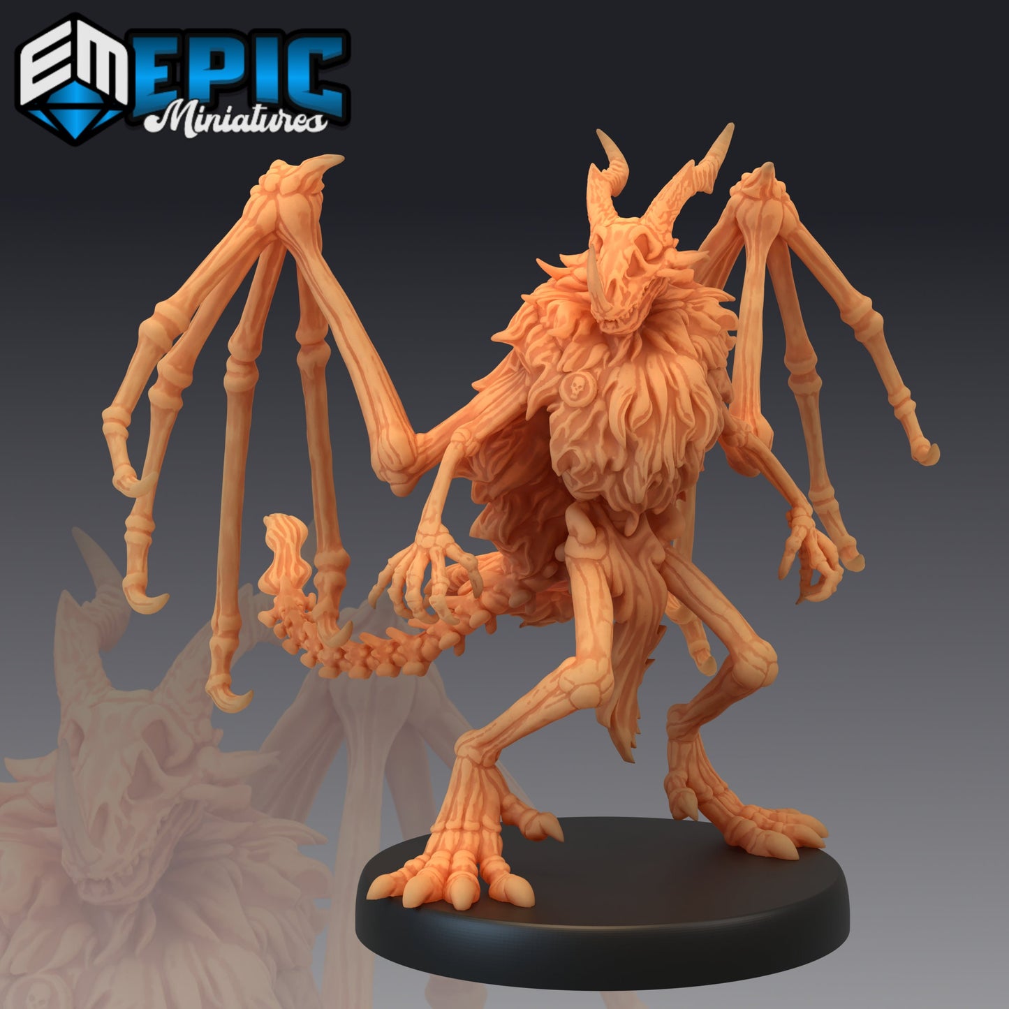 Dragonborn Skeleton (3 Variants) - Epic Miniatures