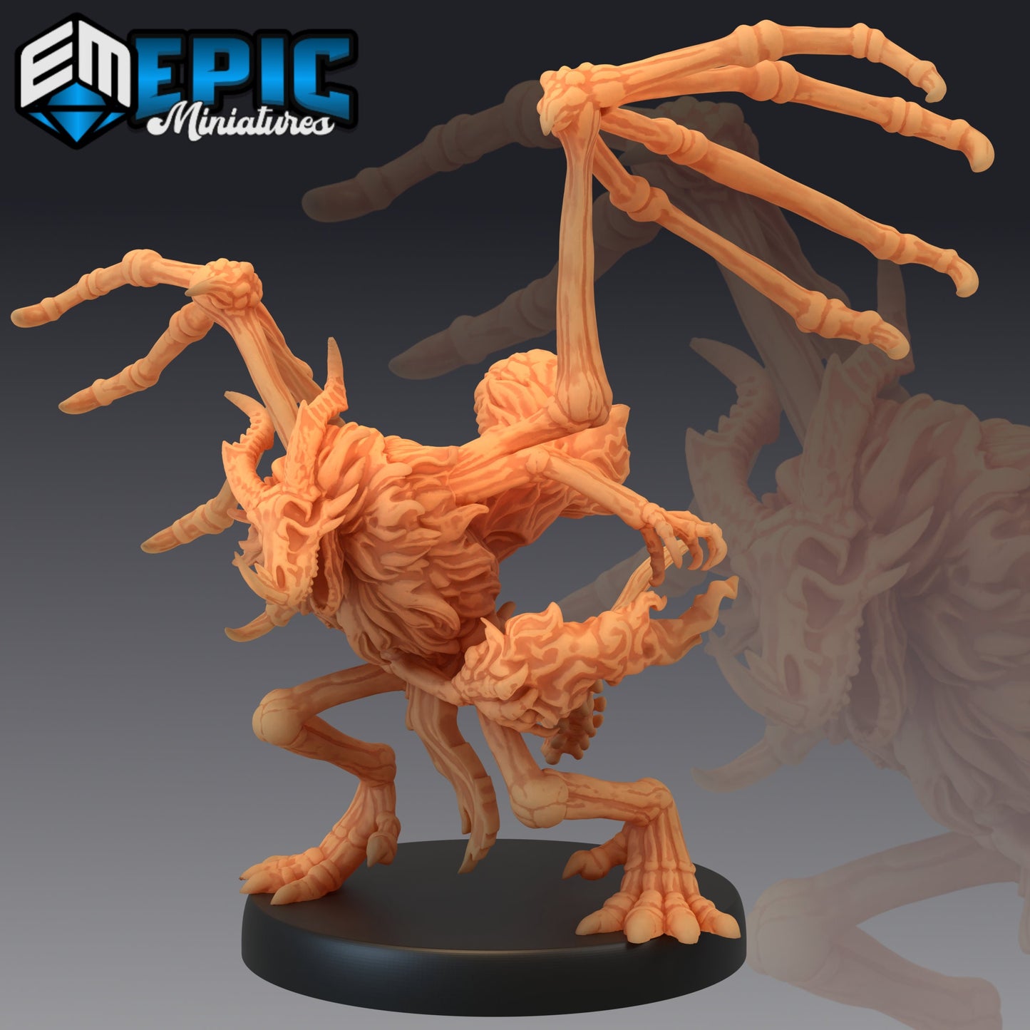 Dragonborn Skeleton (3 Variants) - Epic Miniatures